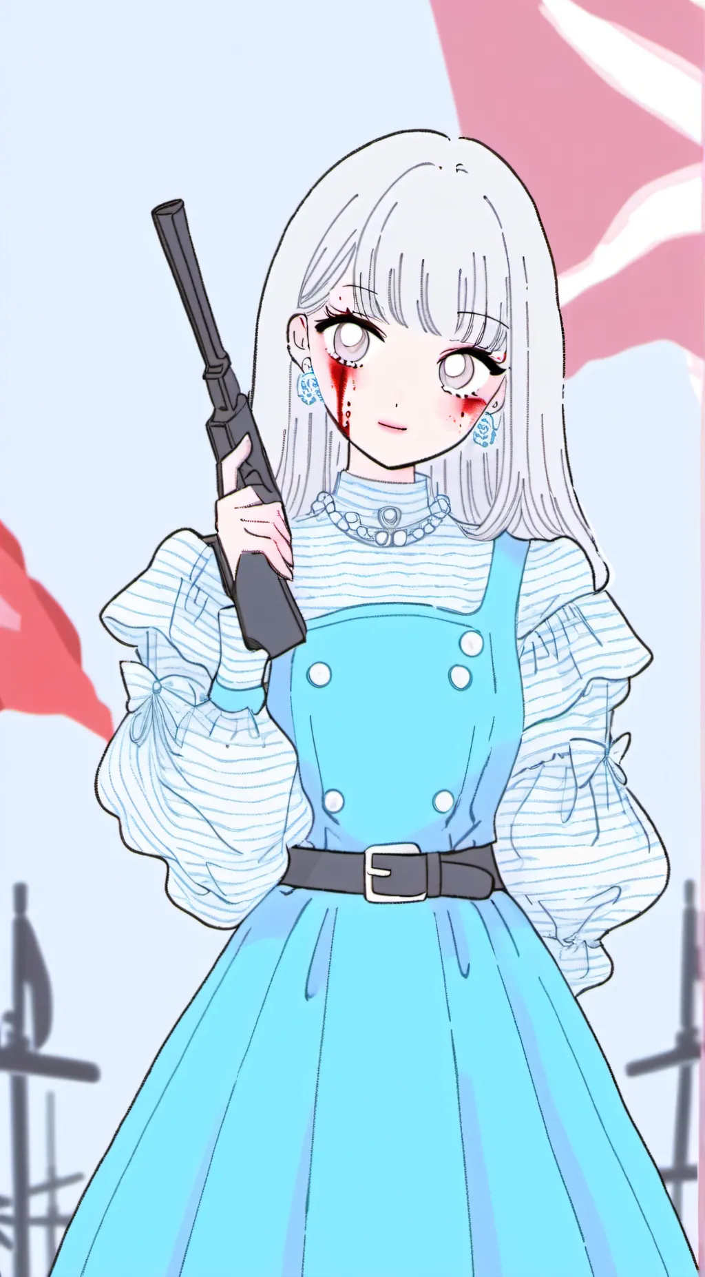 ai character: classroom background