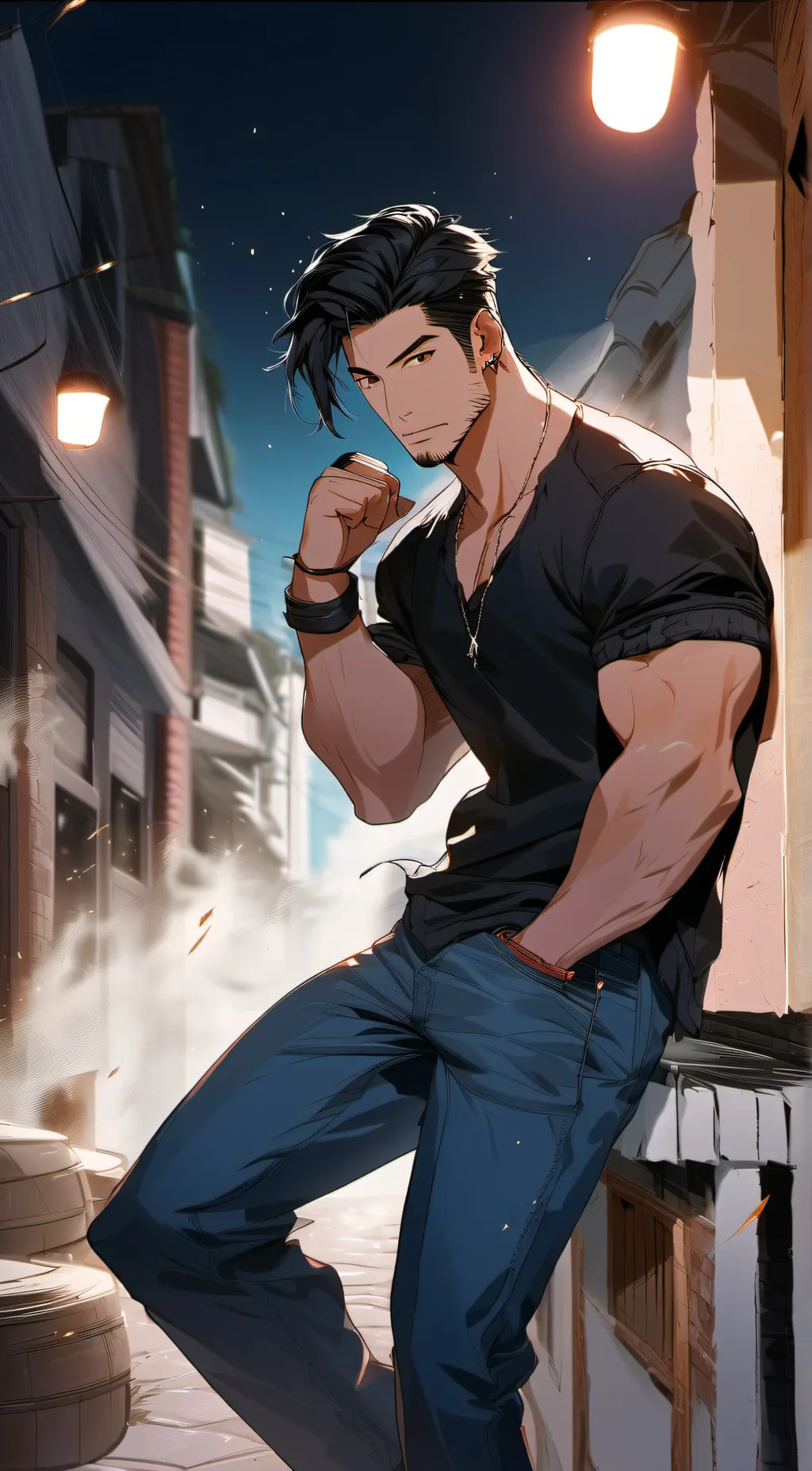 ai character: Nick background