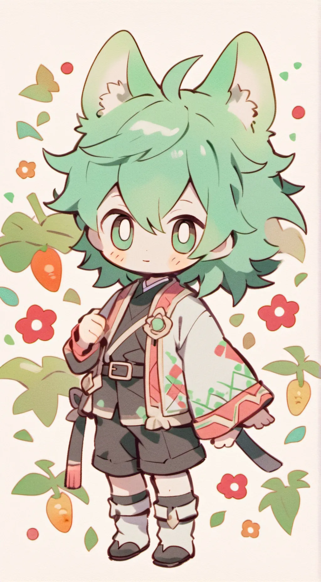 ai character: cute background