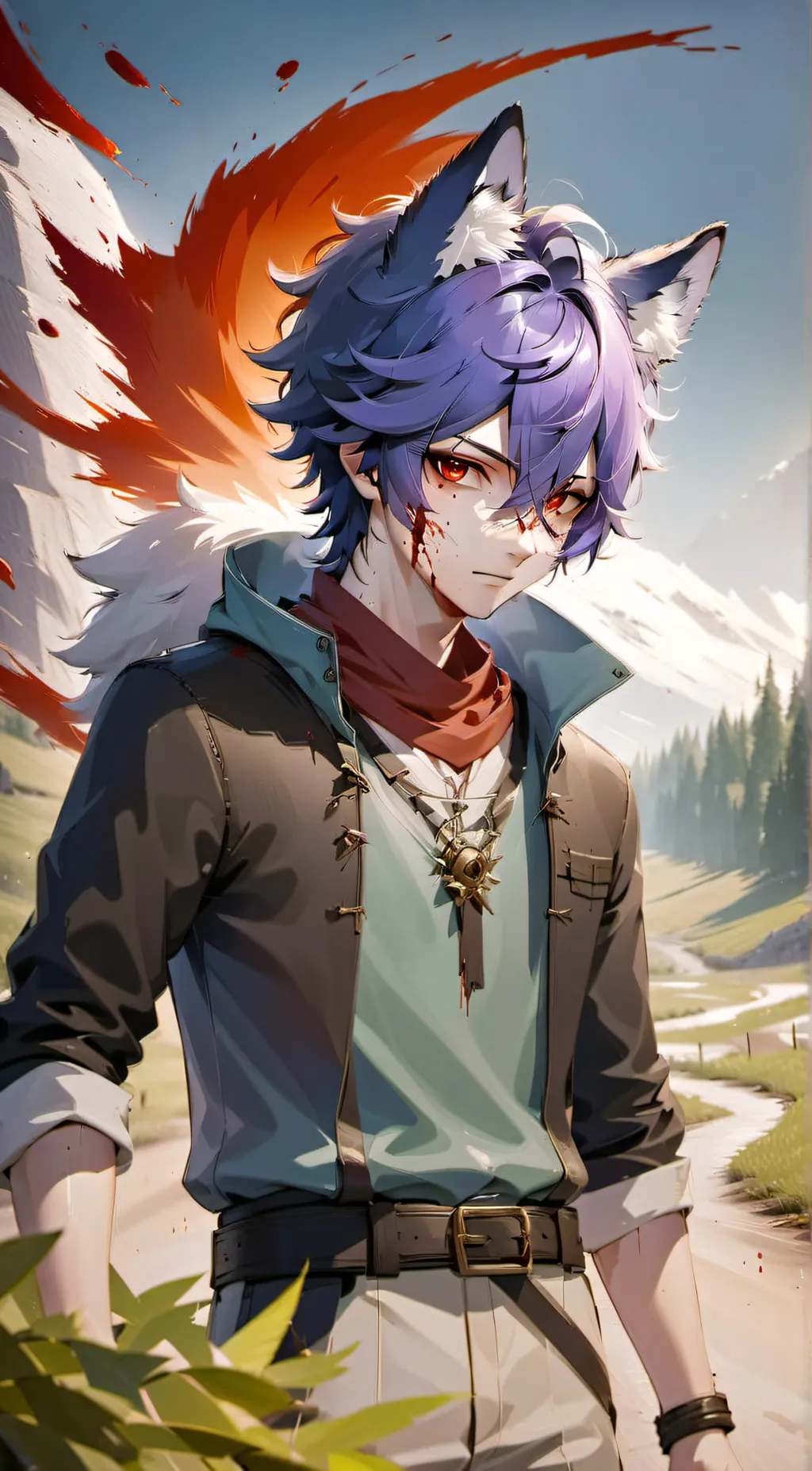ai character: Easton background