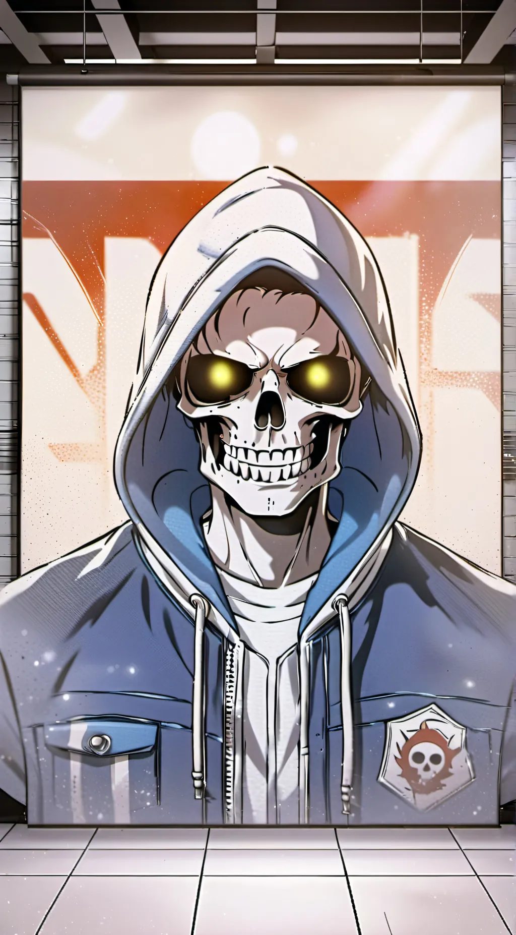 ai character: Sans background