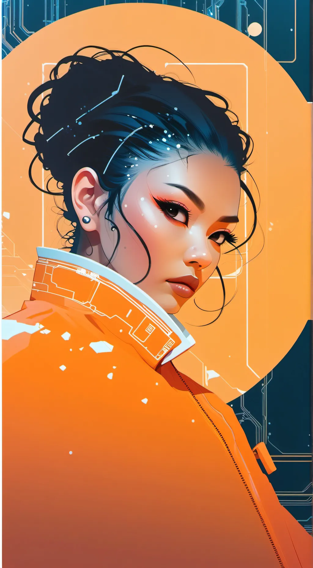 ai character: Xu Bingbing background