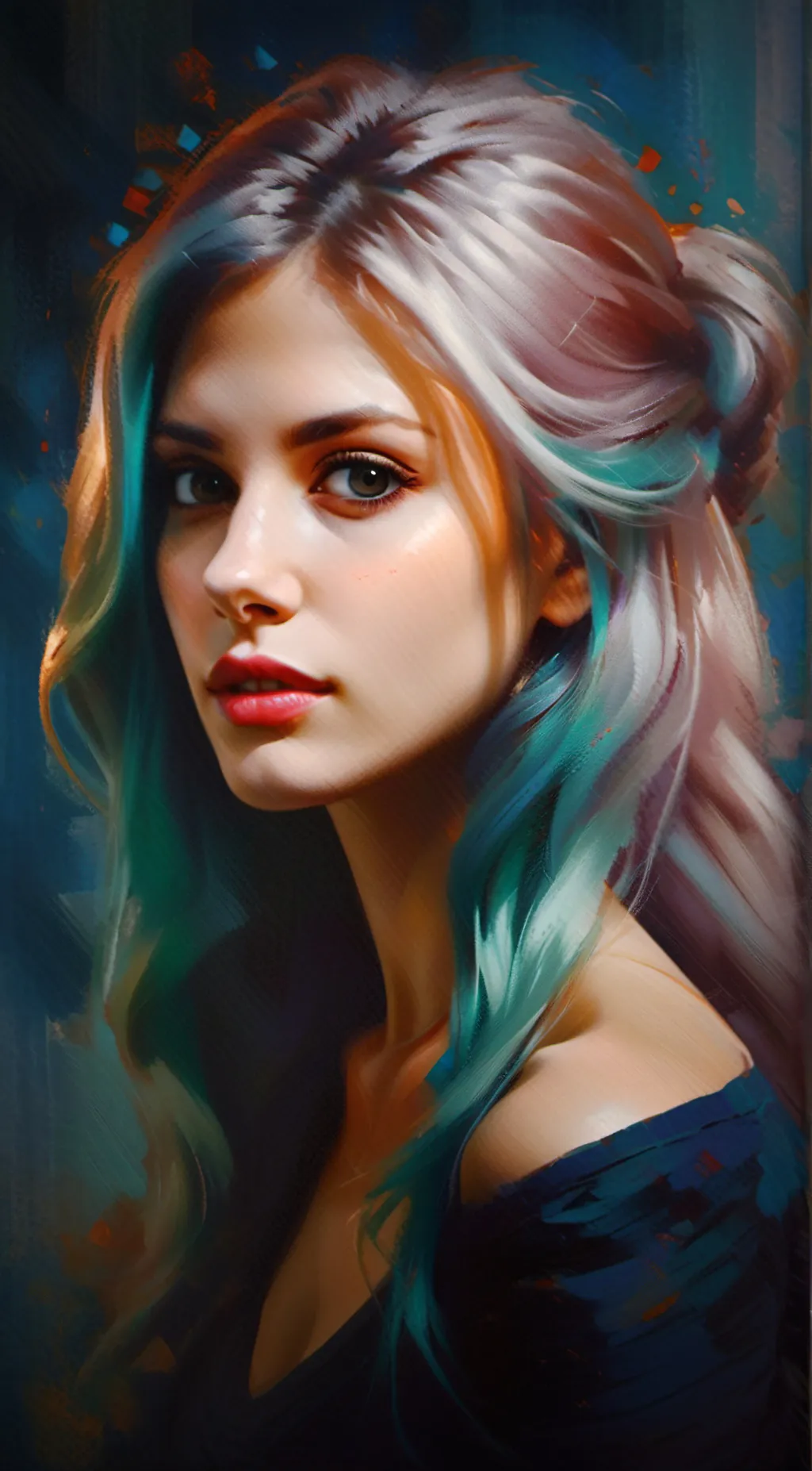 ai character: Angelina background