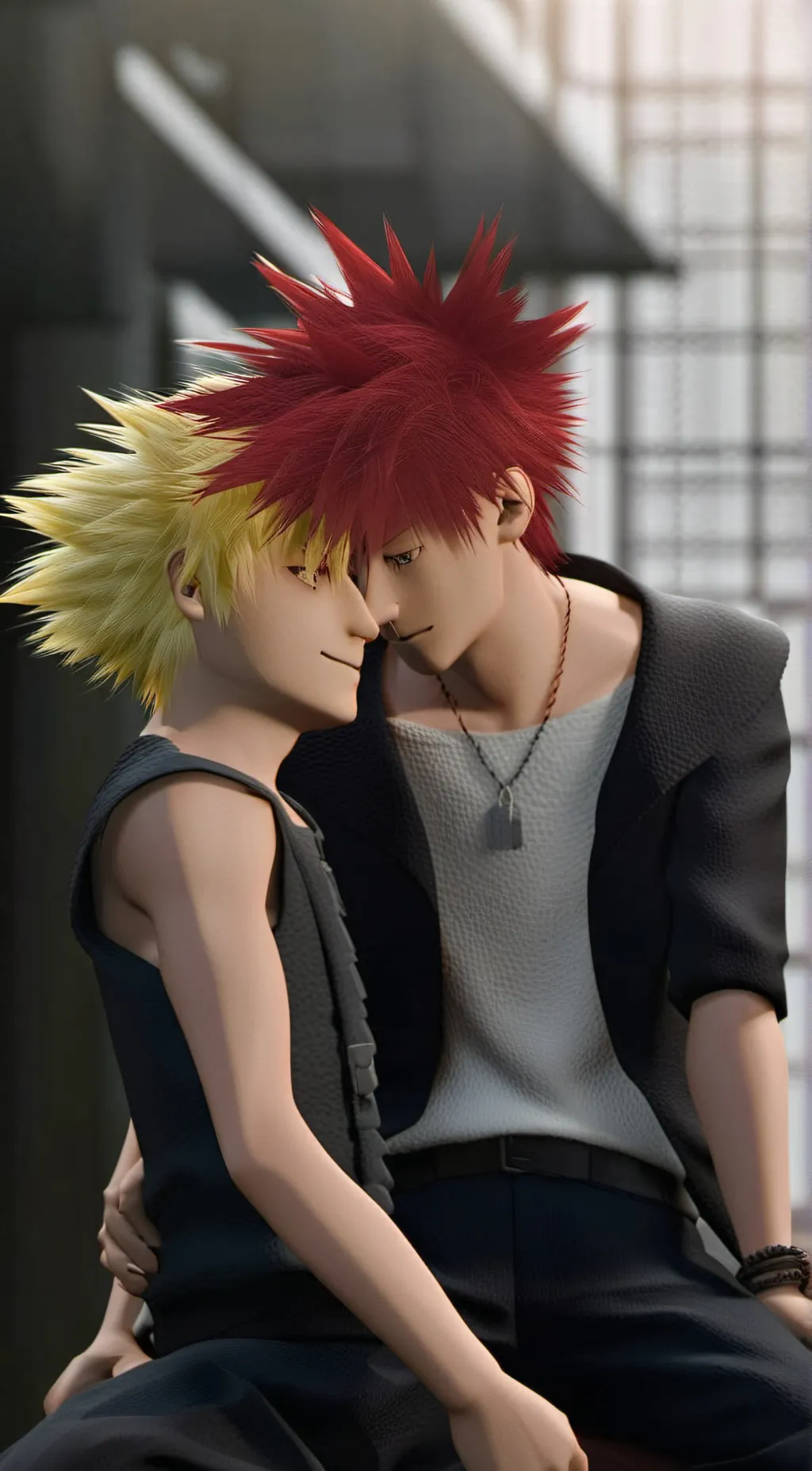 ai character: kiribaku background