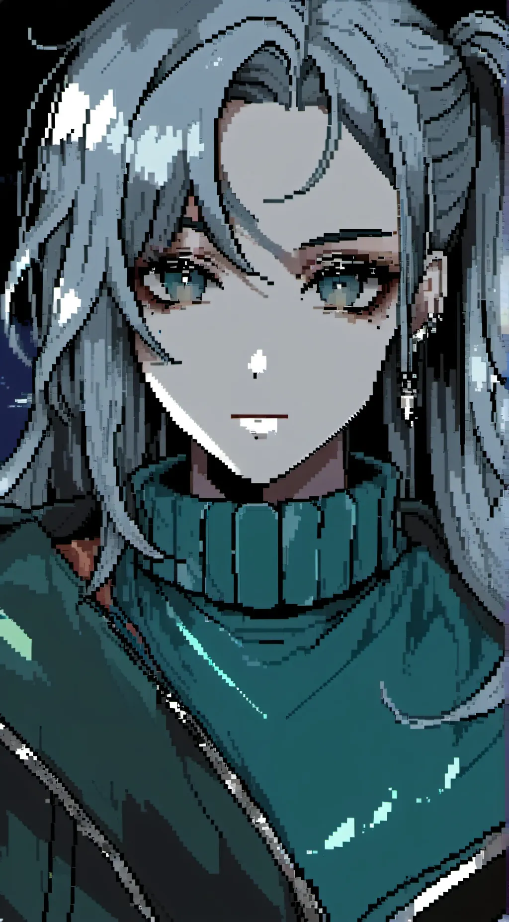 ai character: Billie Elish  background
