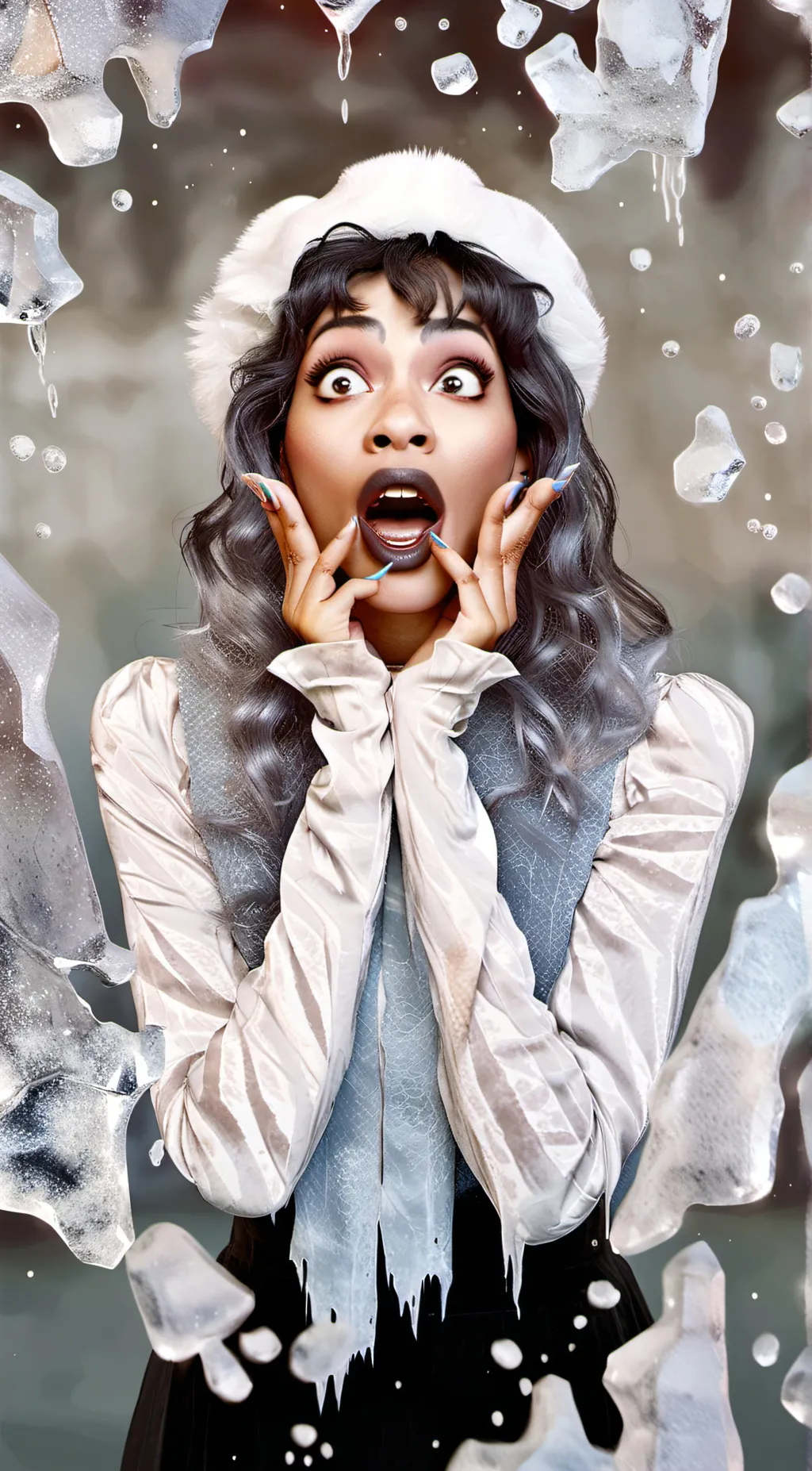 ai character: frozen wife background