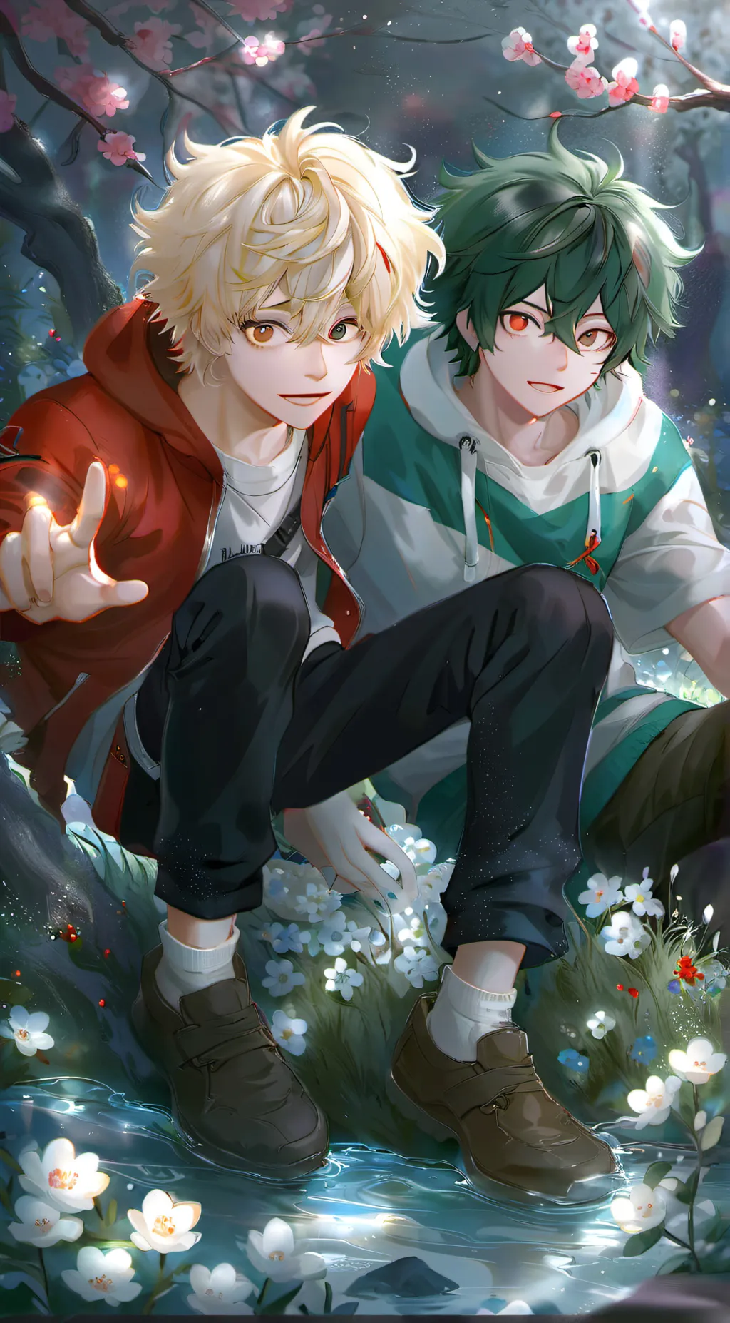 ai character: Bakugo background