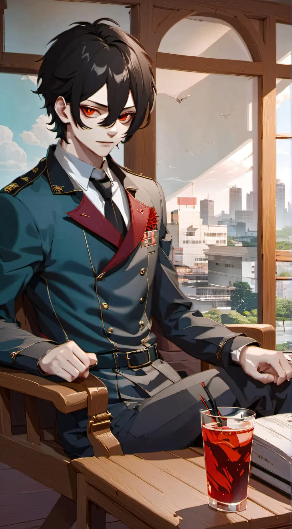 ai character: Ash WickedRule background