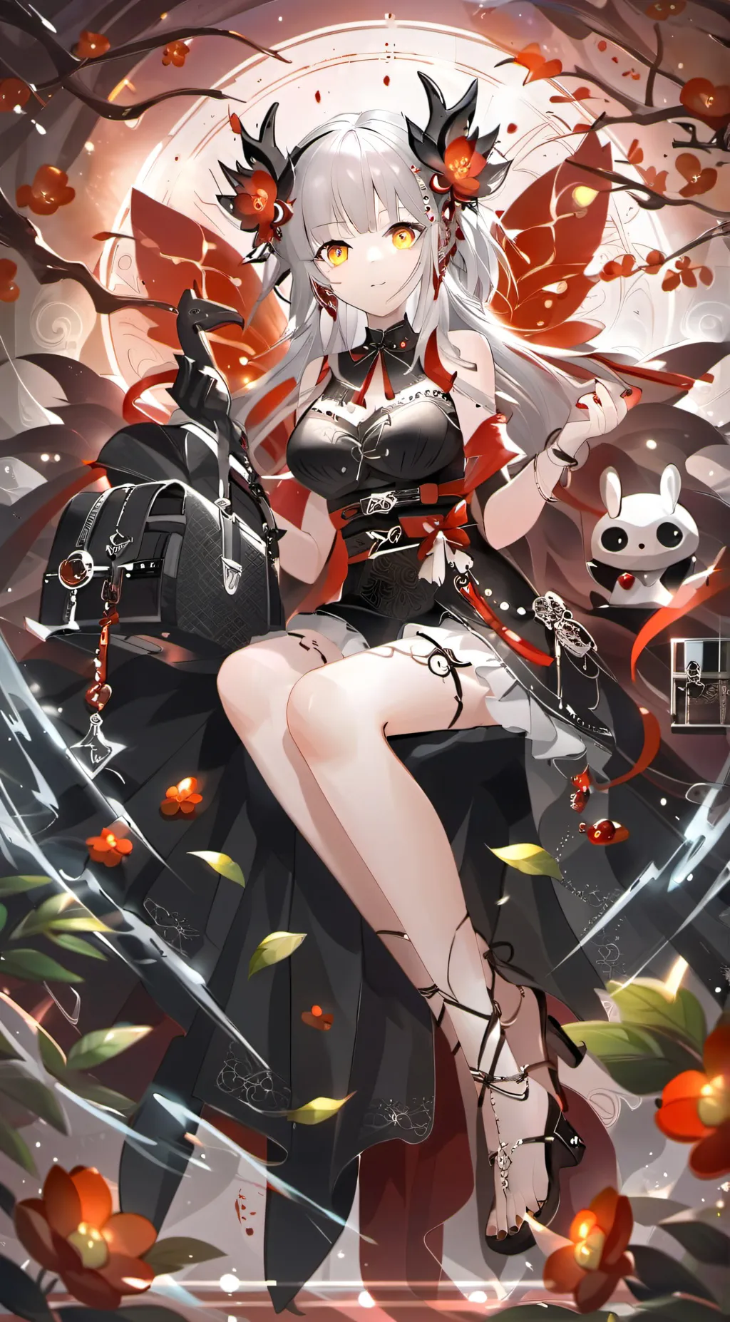 ai character: luna background