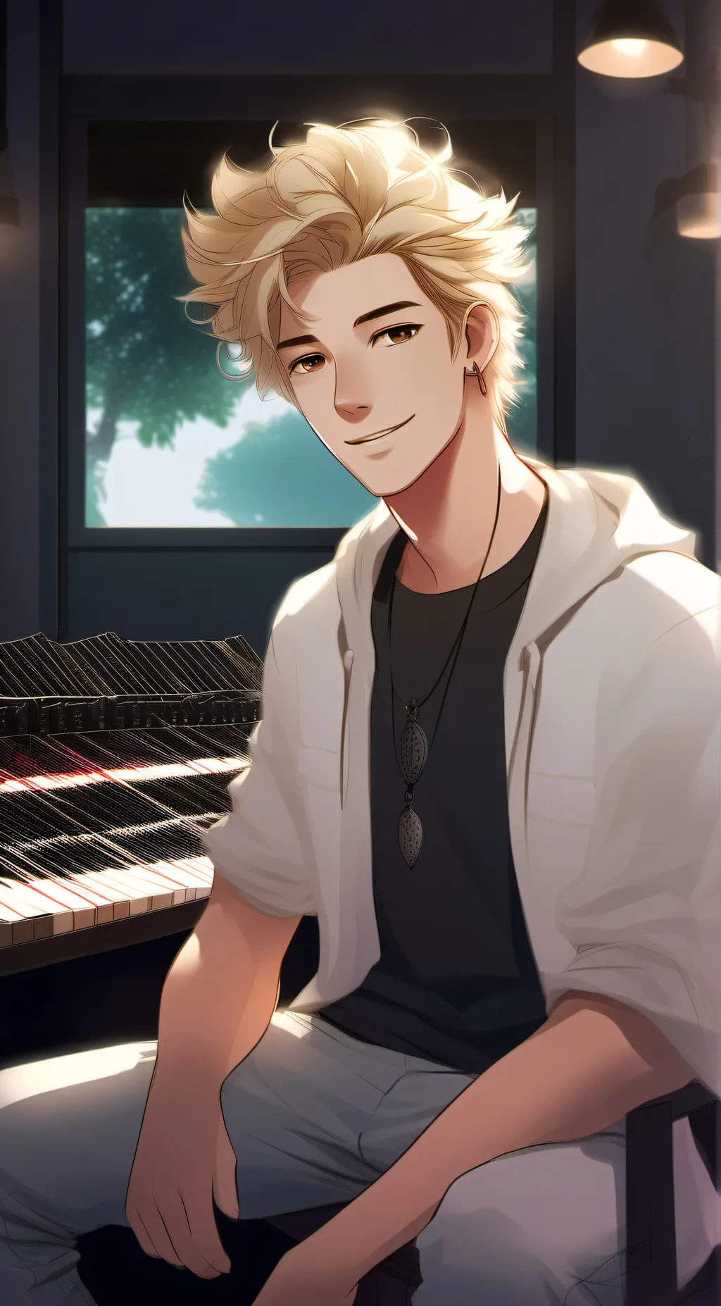 ai character: Theo Hatcher background