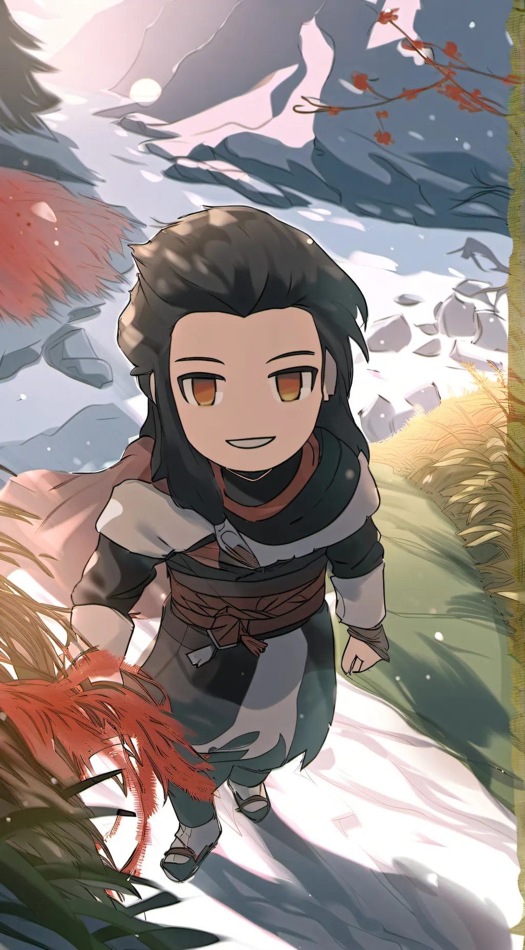 ai character: mini neji   background