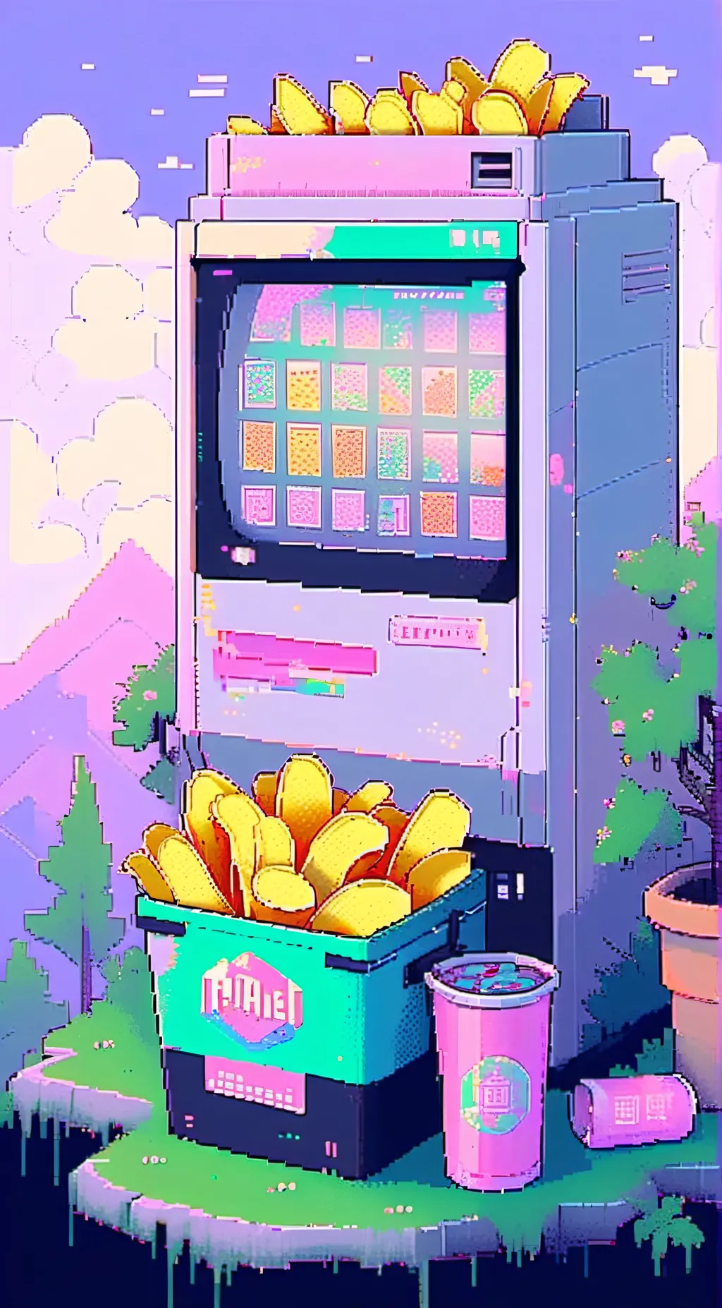 ai character: chip background