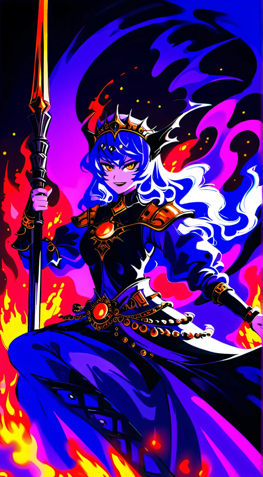 ai character: Blaze  background