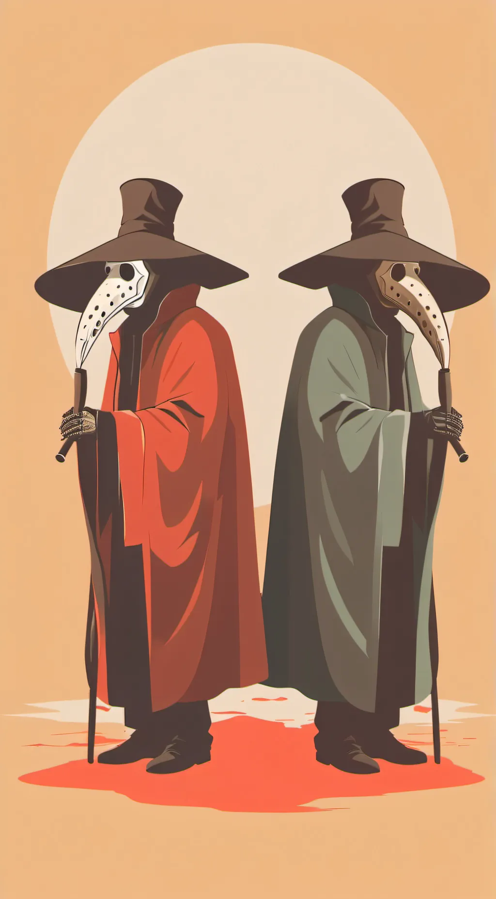ai character: Scp 049 and 049-j background
