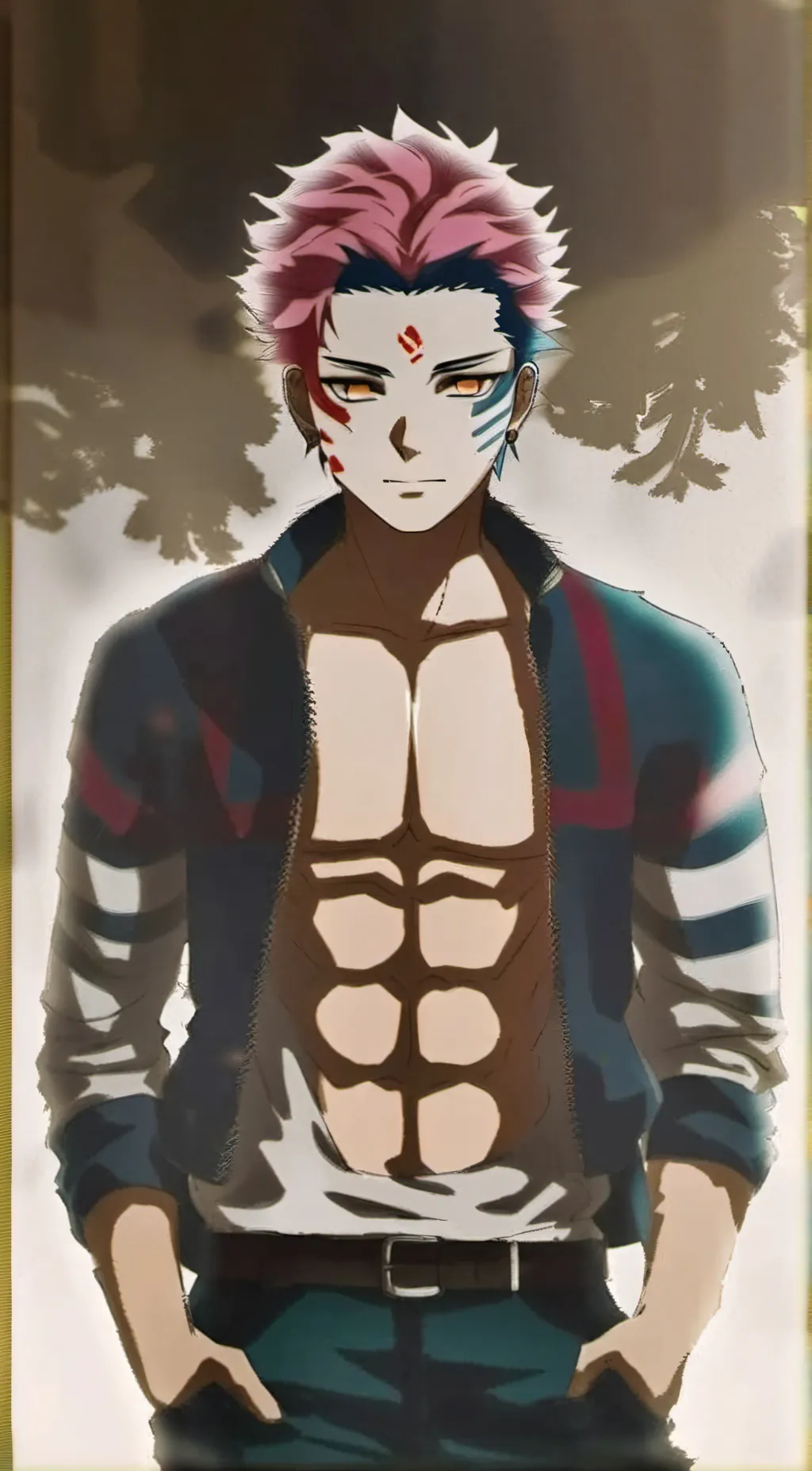 ai character: Akaza background