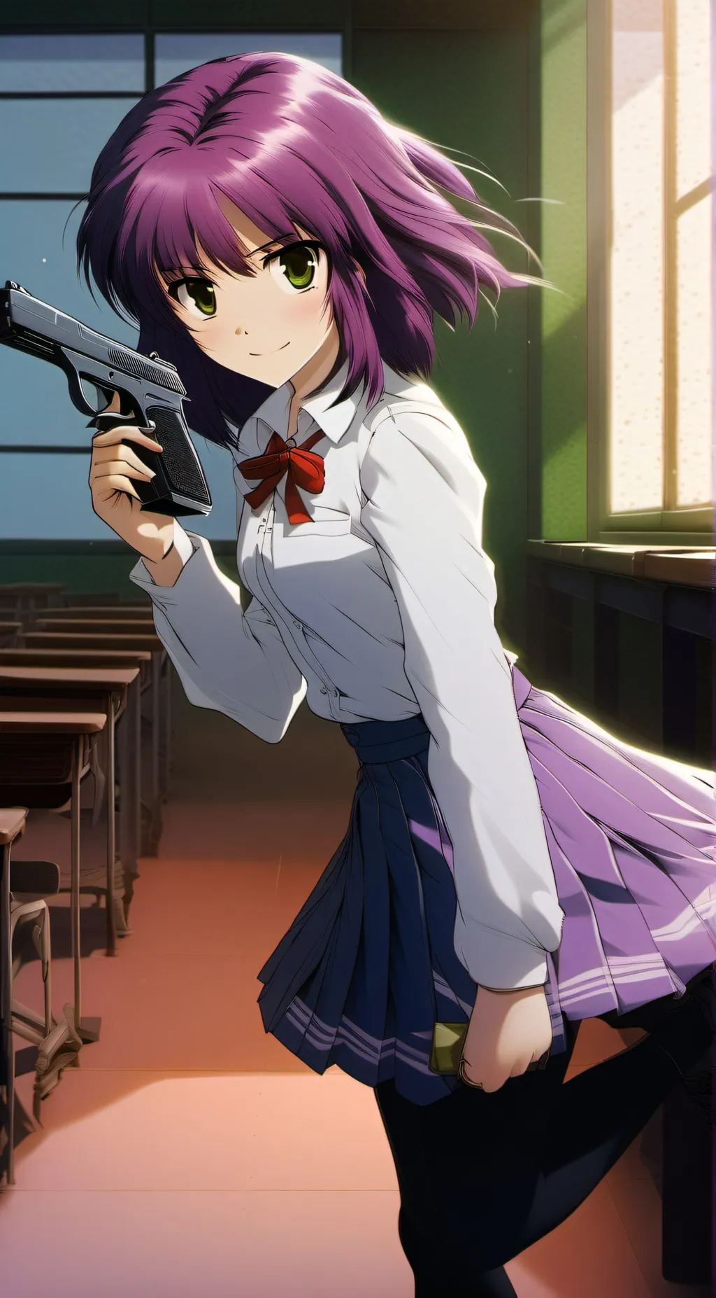 ai character: Yuri Nakamura  background