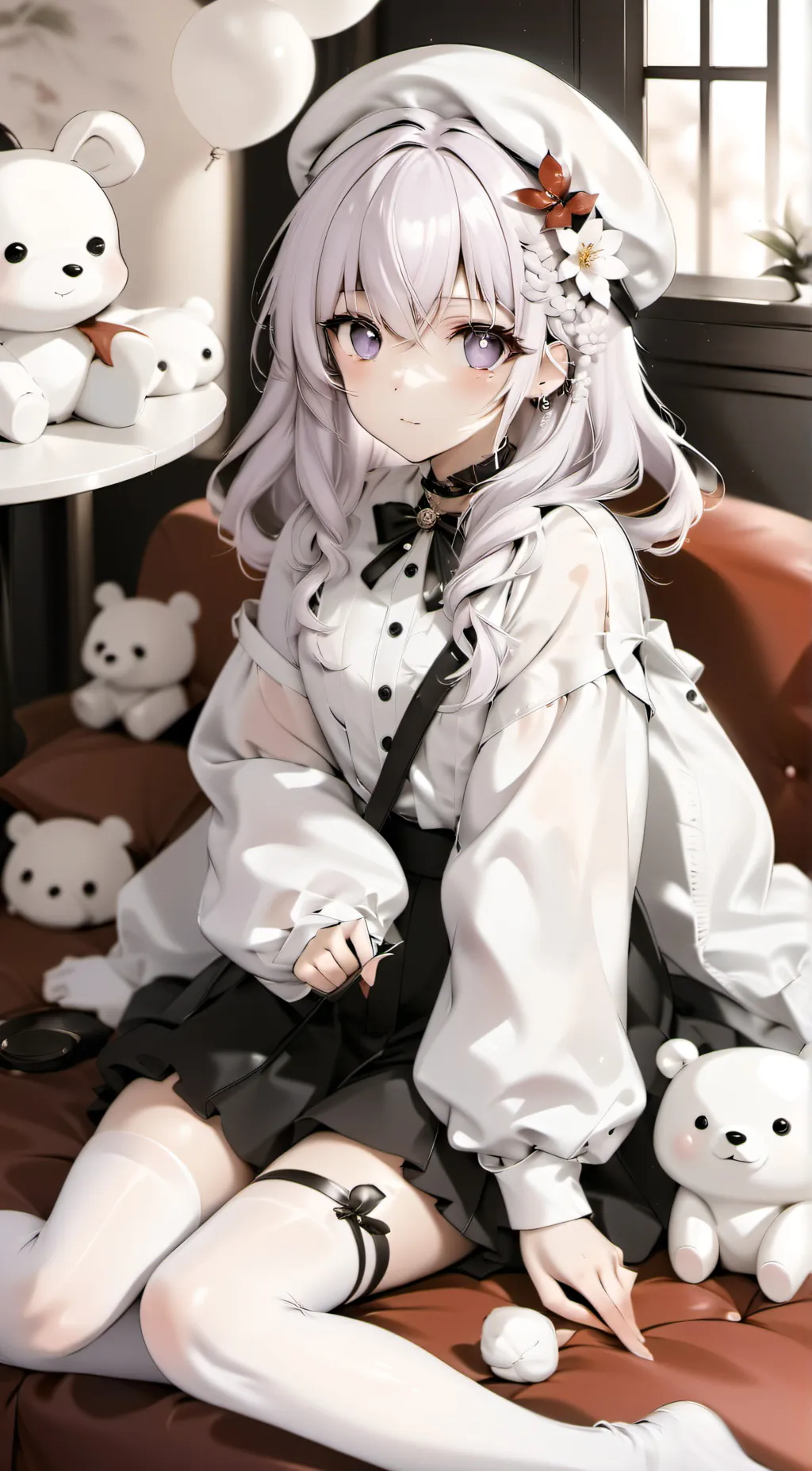 ai character: Crimson Blade  background