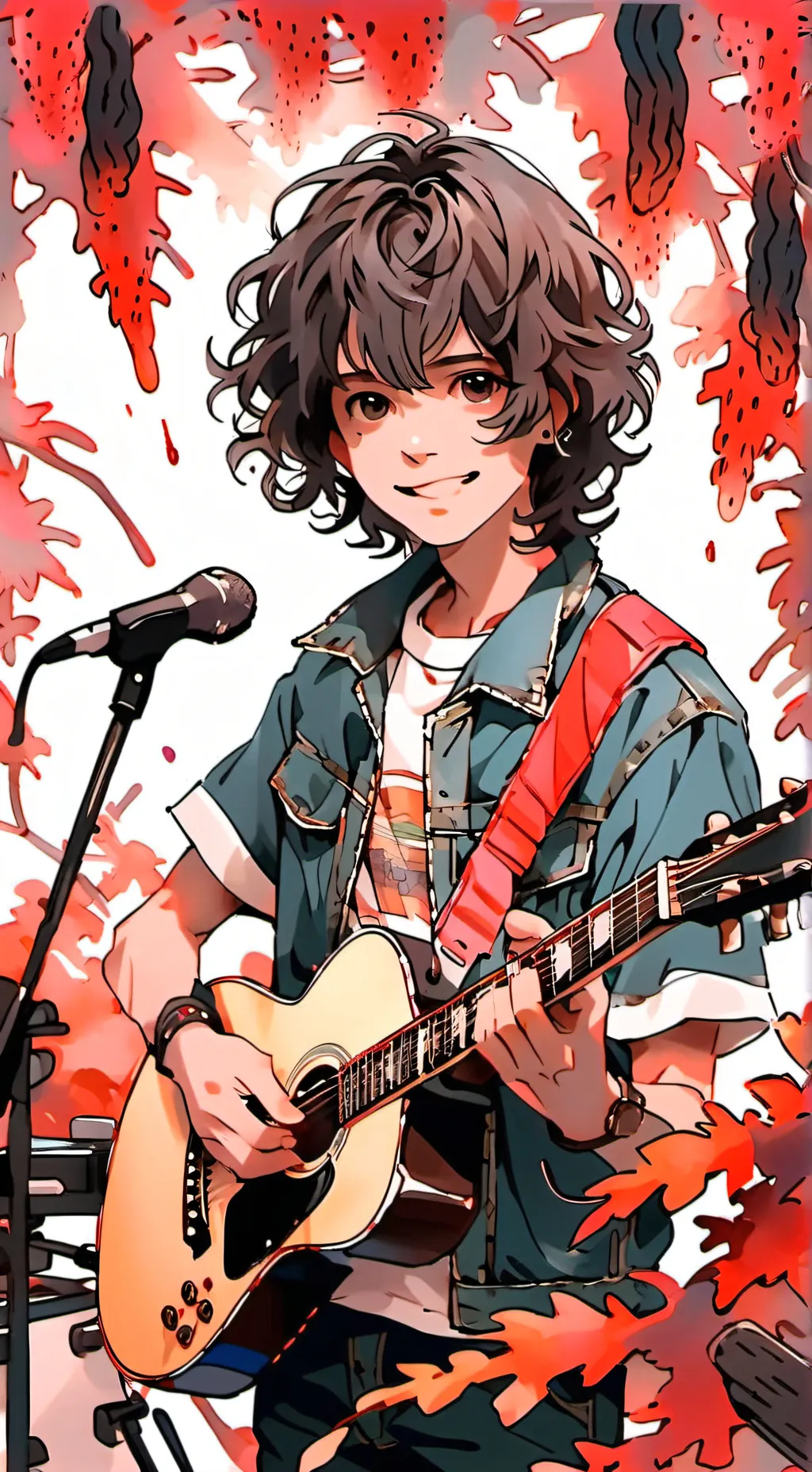 ai character: Young Eddie Munson background