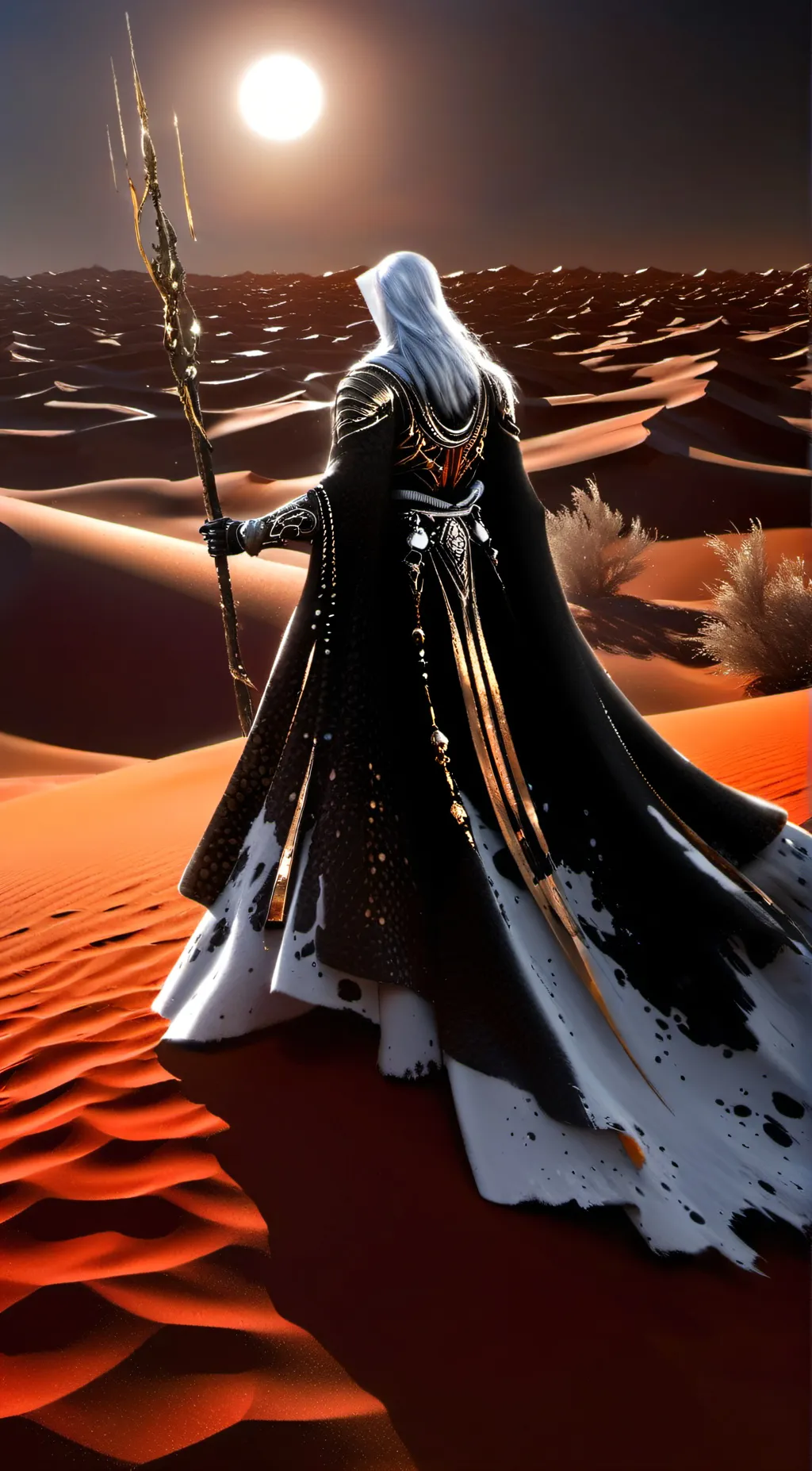 ai character: Queen of Planetria background