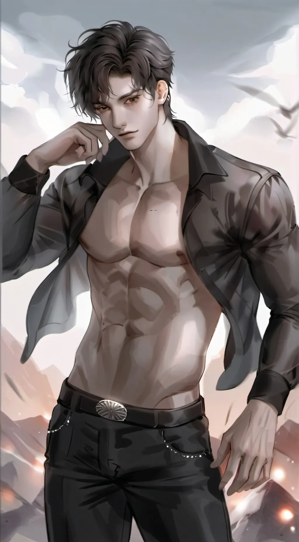 ai character: Andrew  Althorn background