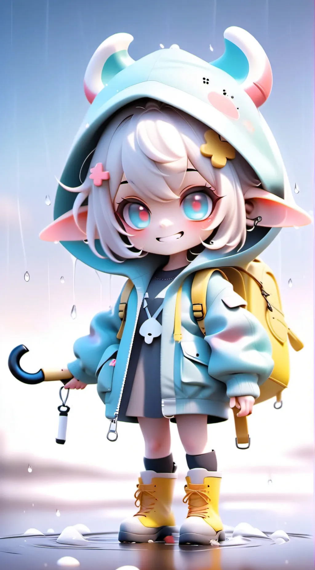 ai character: 🌧Kree~Cha☔ background