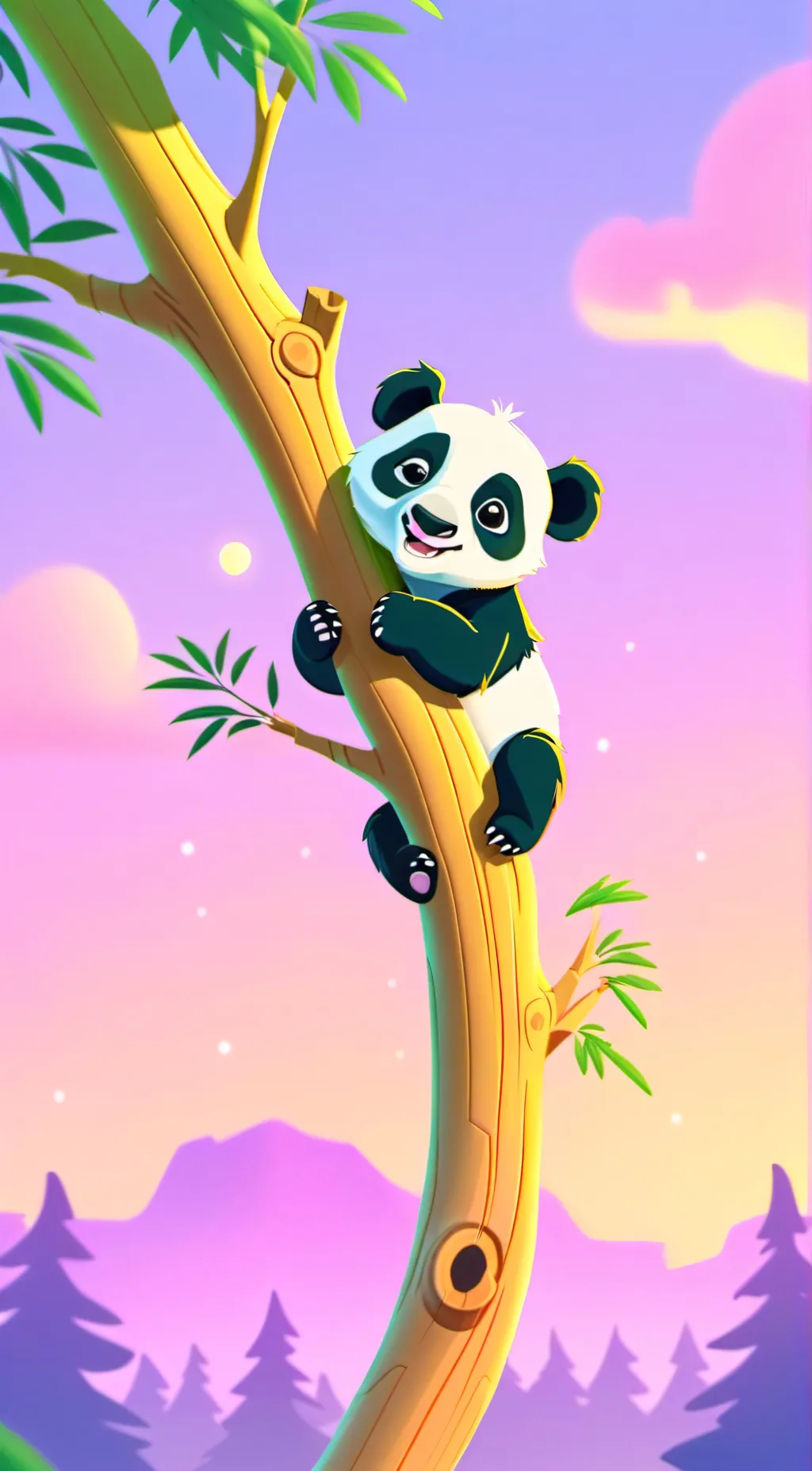 ai character: Molly The Panda background