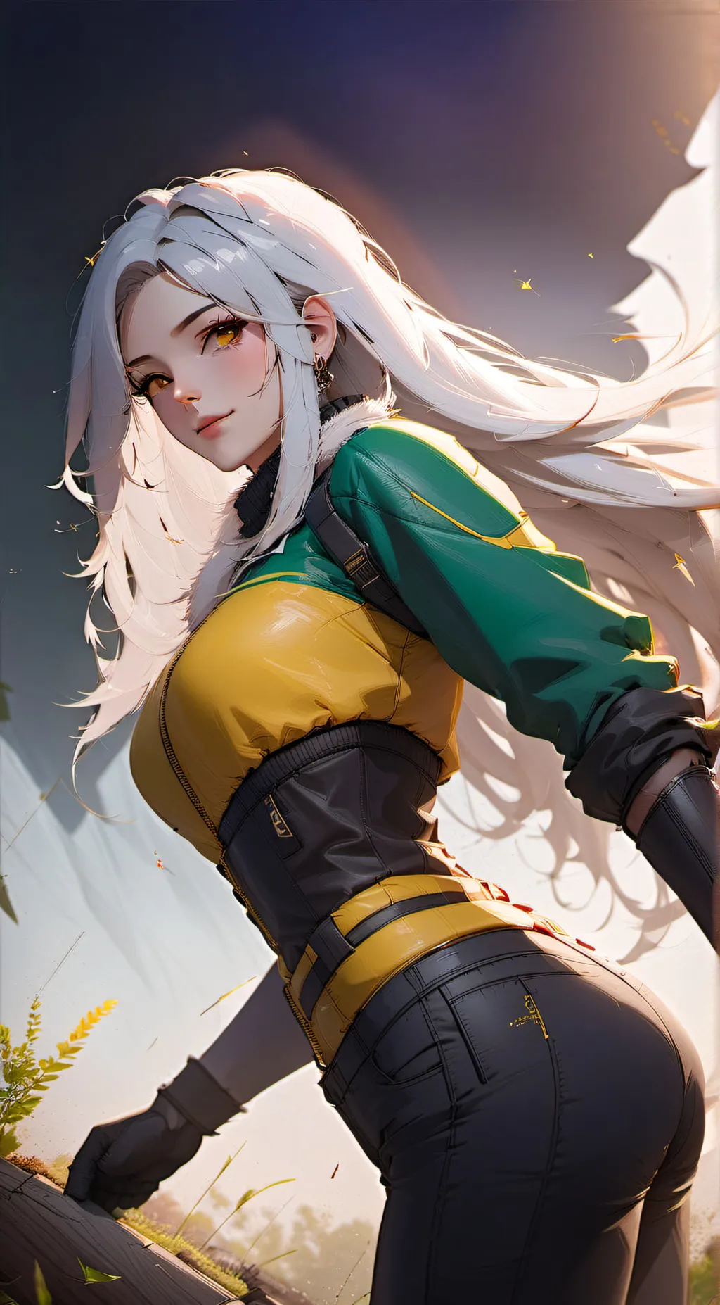 ai character: Rouge background