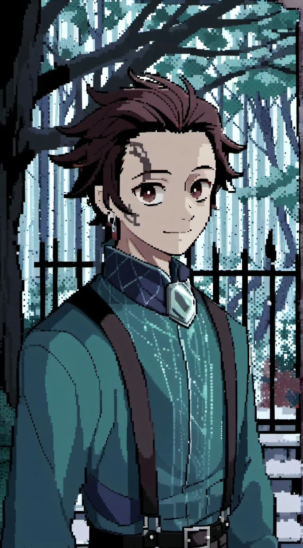 ai character: •|Tanjiro|• background