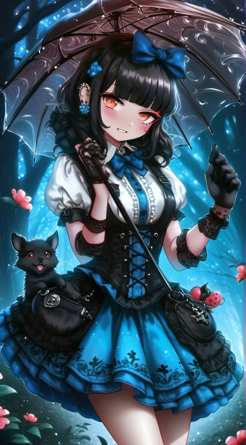 ai character: Demon slayer background