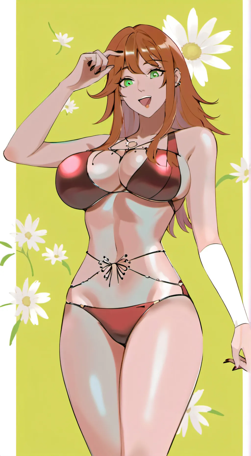 ai character: Rose background