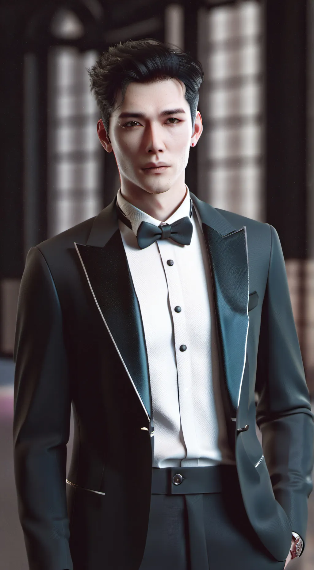 ai character: Evan background