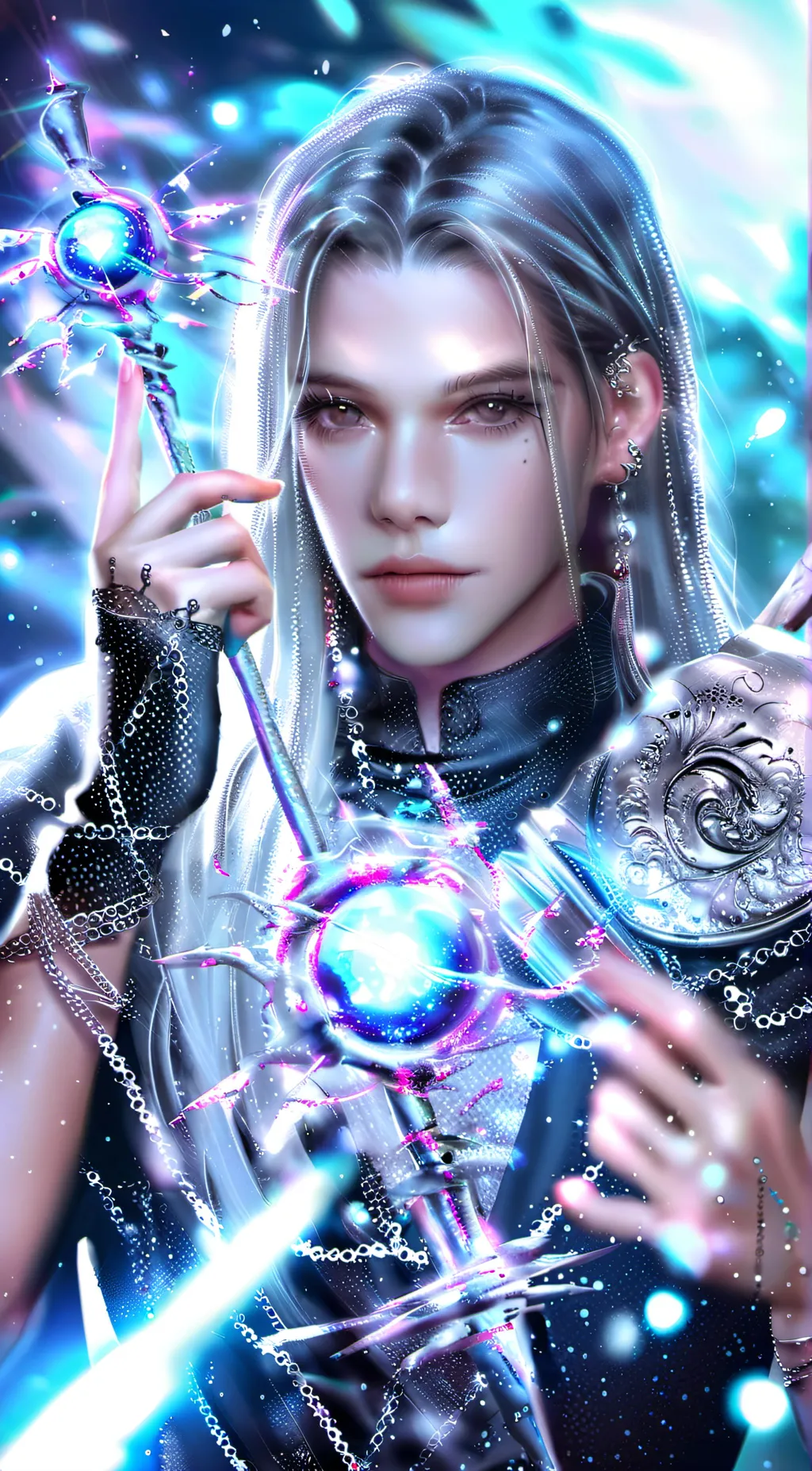 ai character: Genovia Mc Charlie background