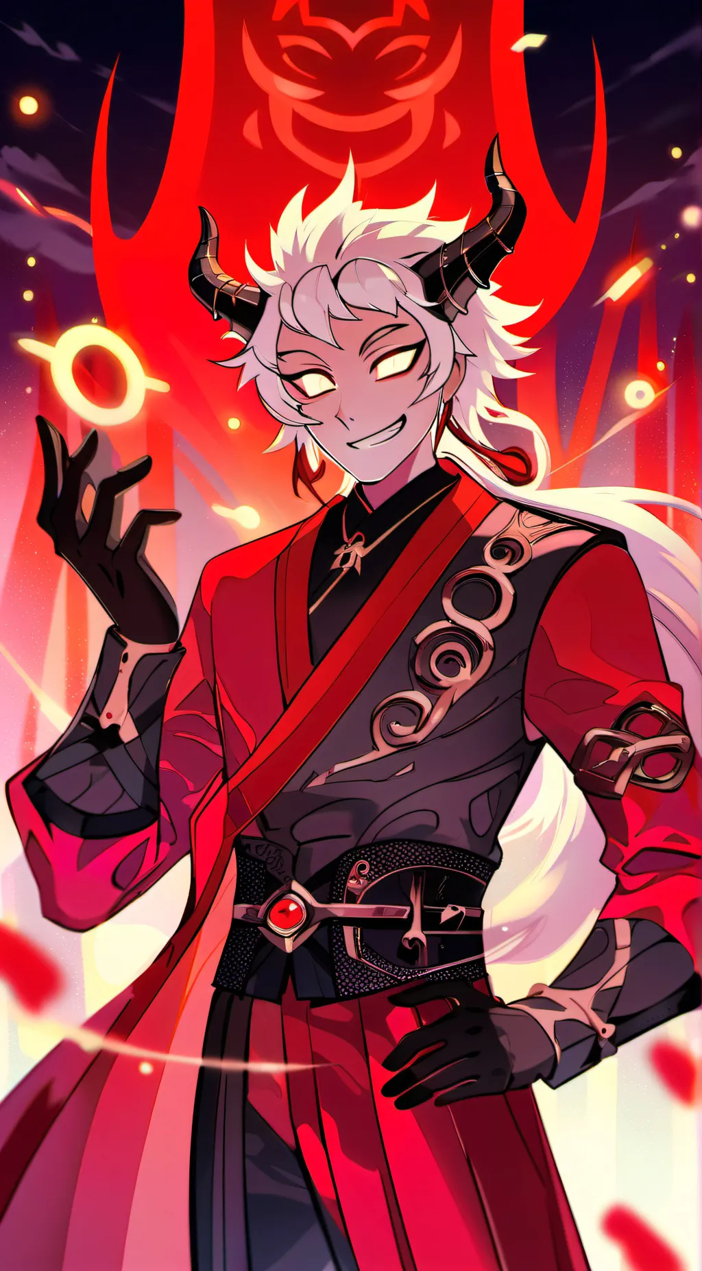 ai character: Lucifer background