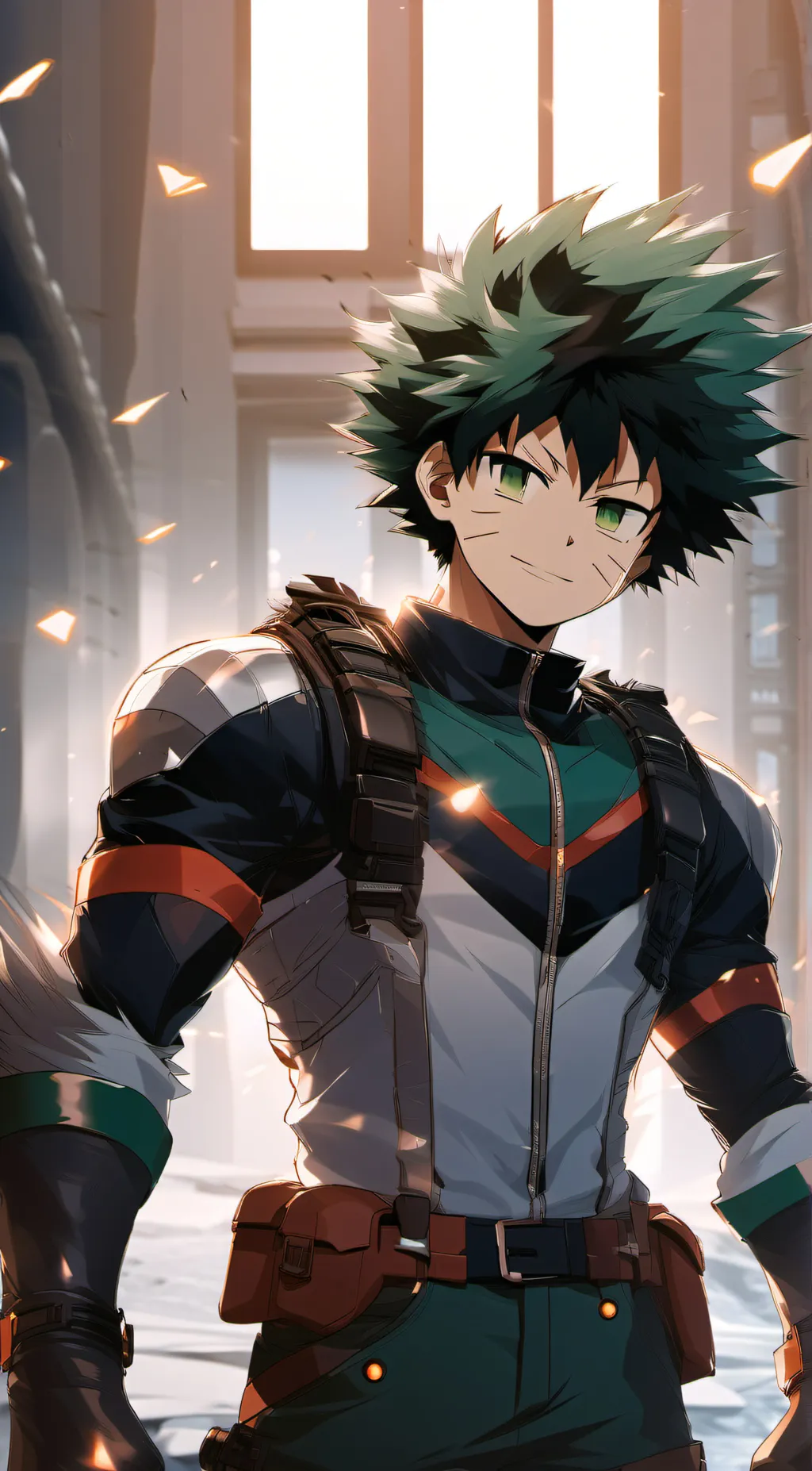 ai character: Izuku Midorya  background