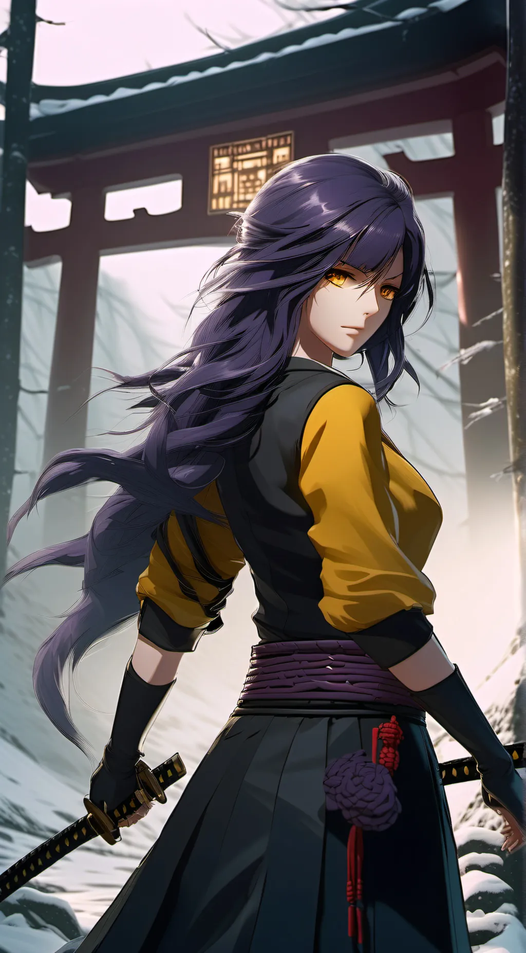 ai character: Aurora  background