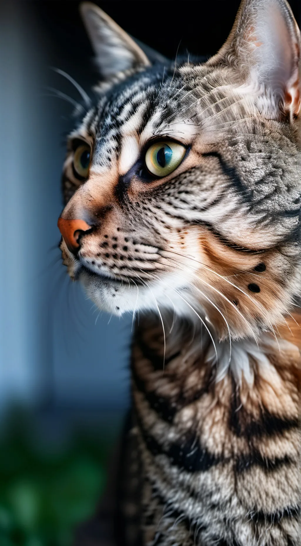 ai character: a cat background