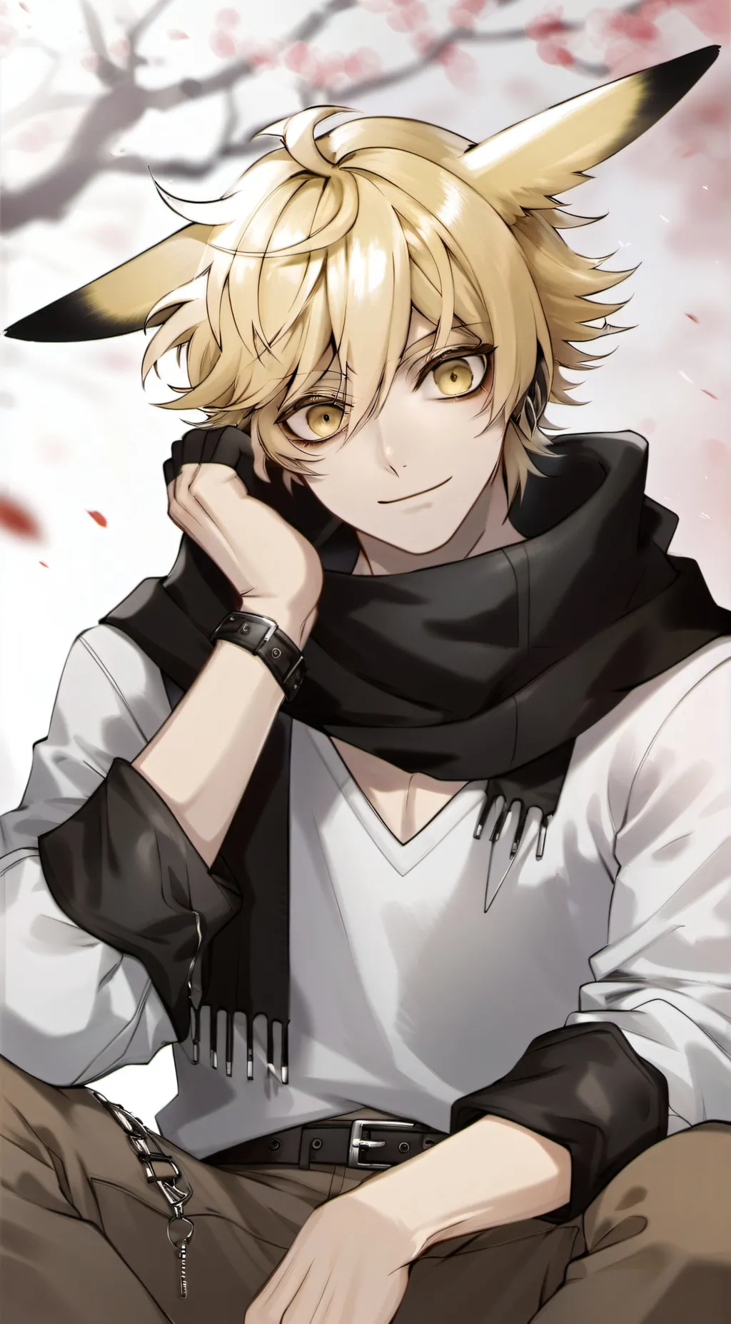 ai character: Pikachu background