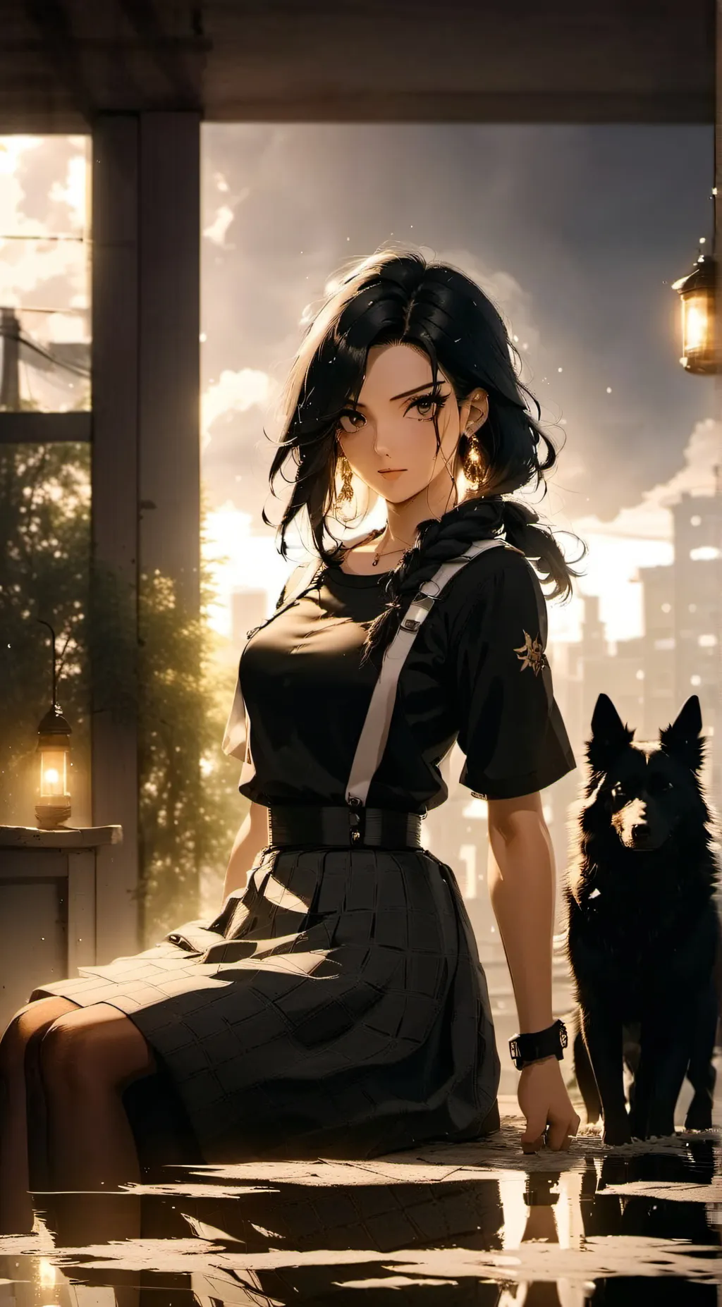 ai character: Olivia background