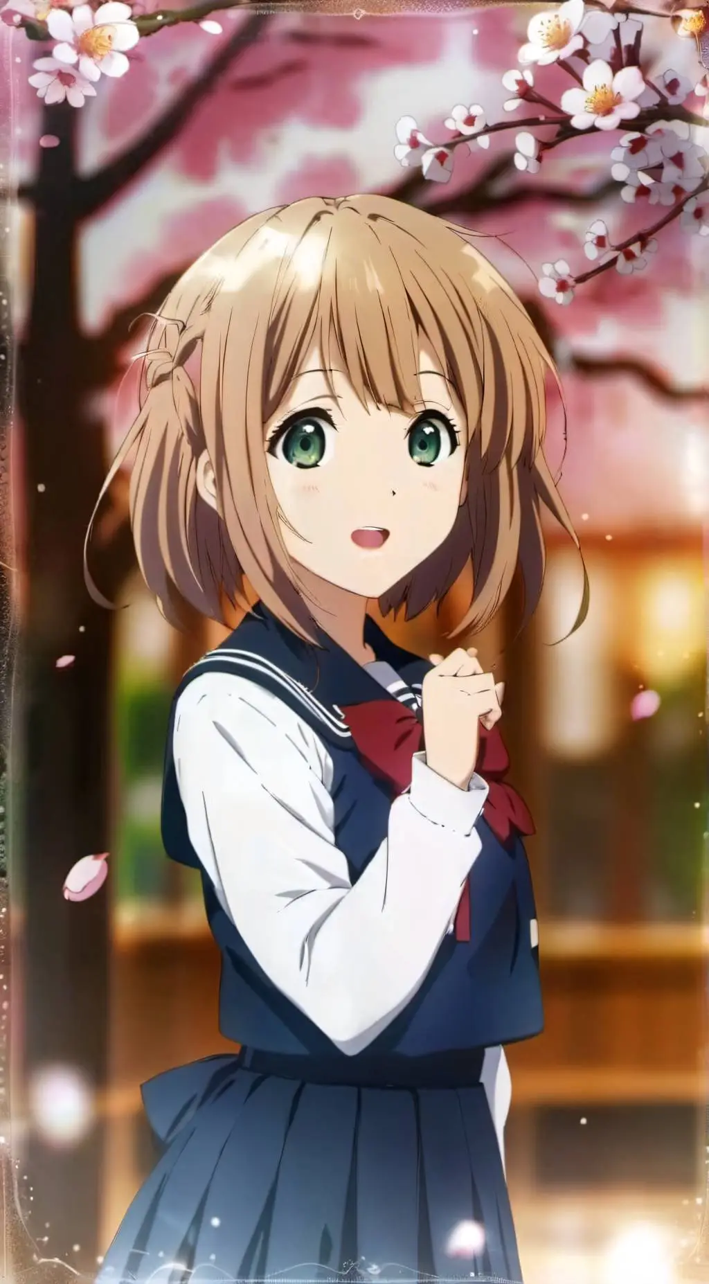 ai character: Sakura Kinimoto background