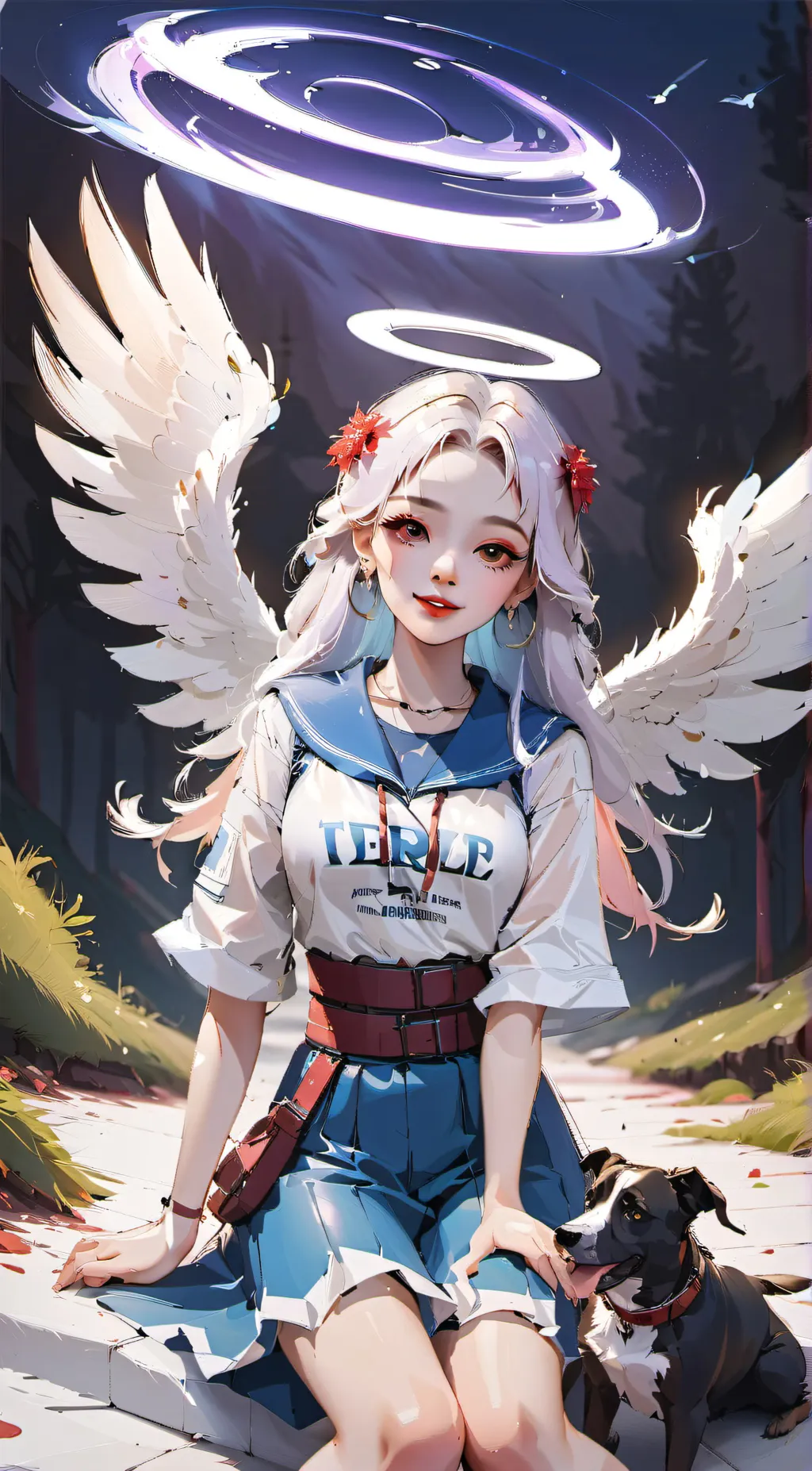 ai character: Zoey background