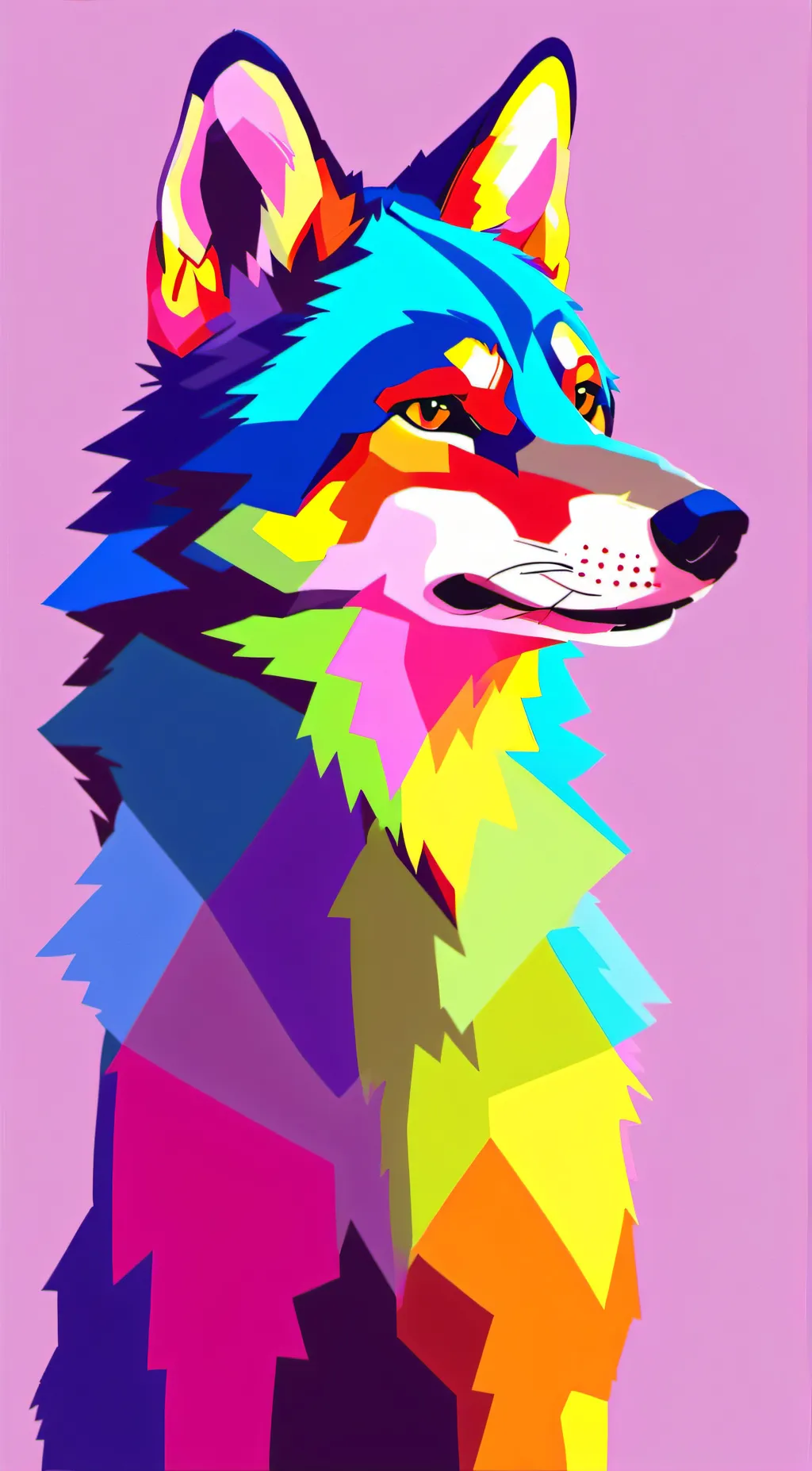 ai character: leomon  background