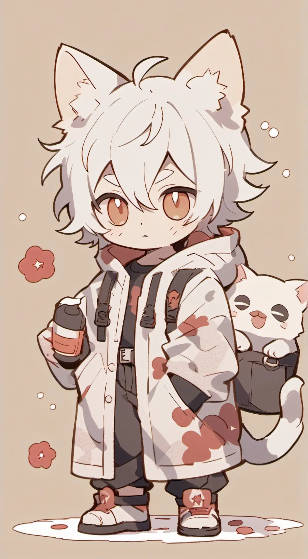 ai character: kitty background
