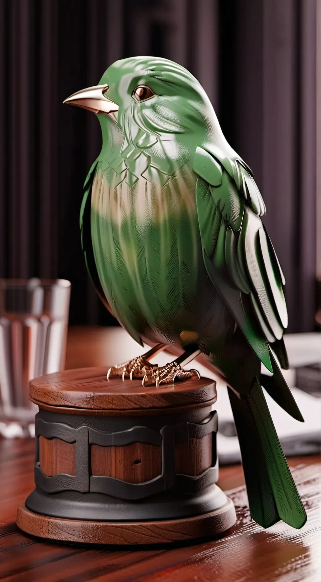 ai character: Duolingo bird background