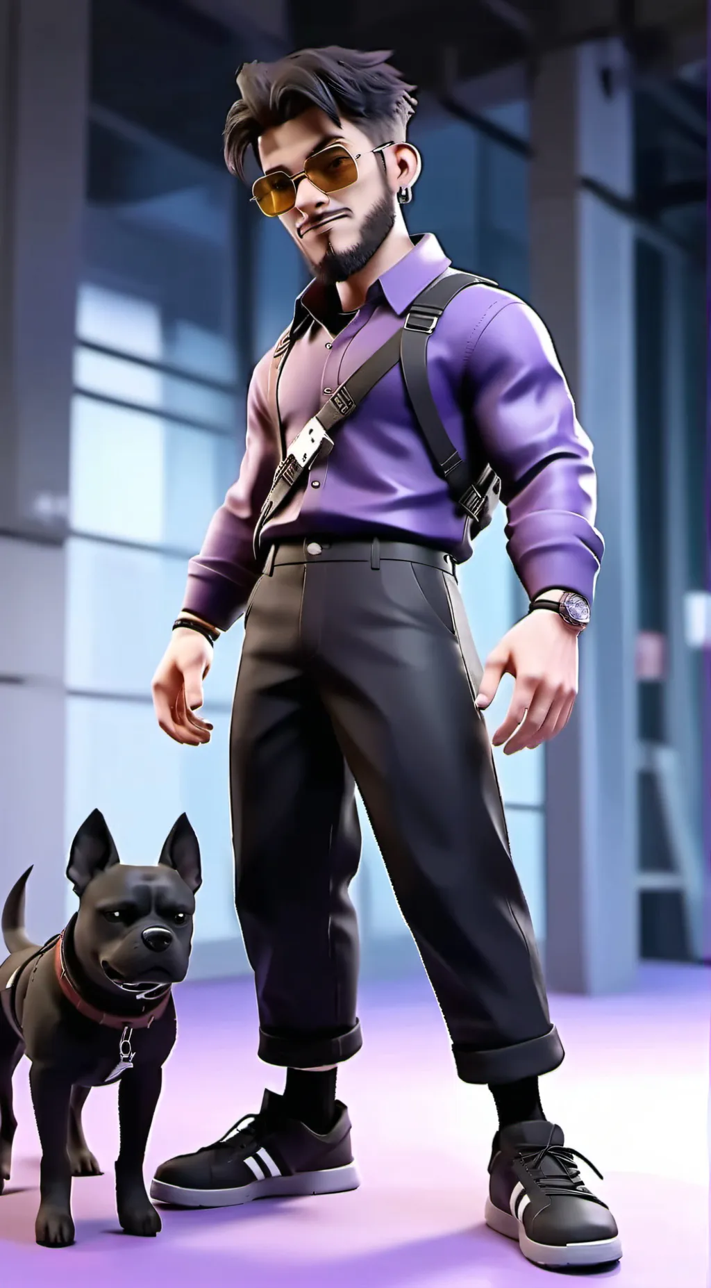 ai character: SMG3 background