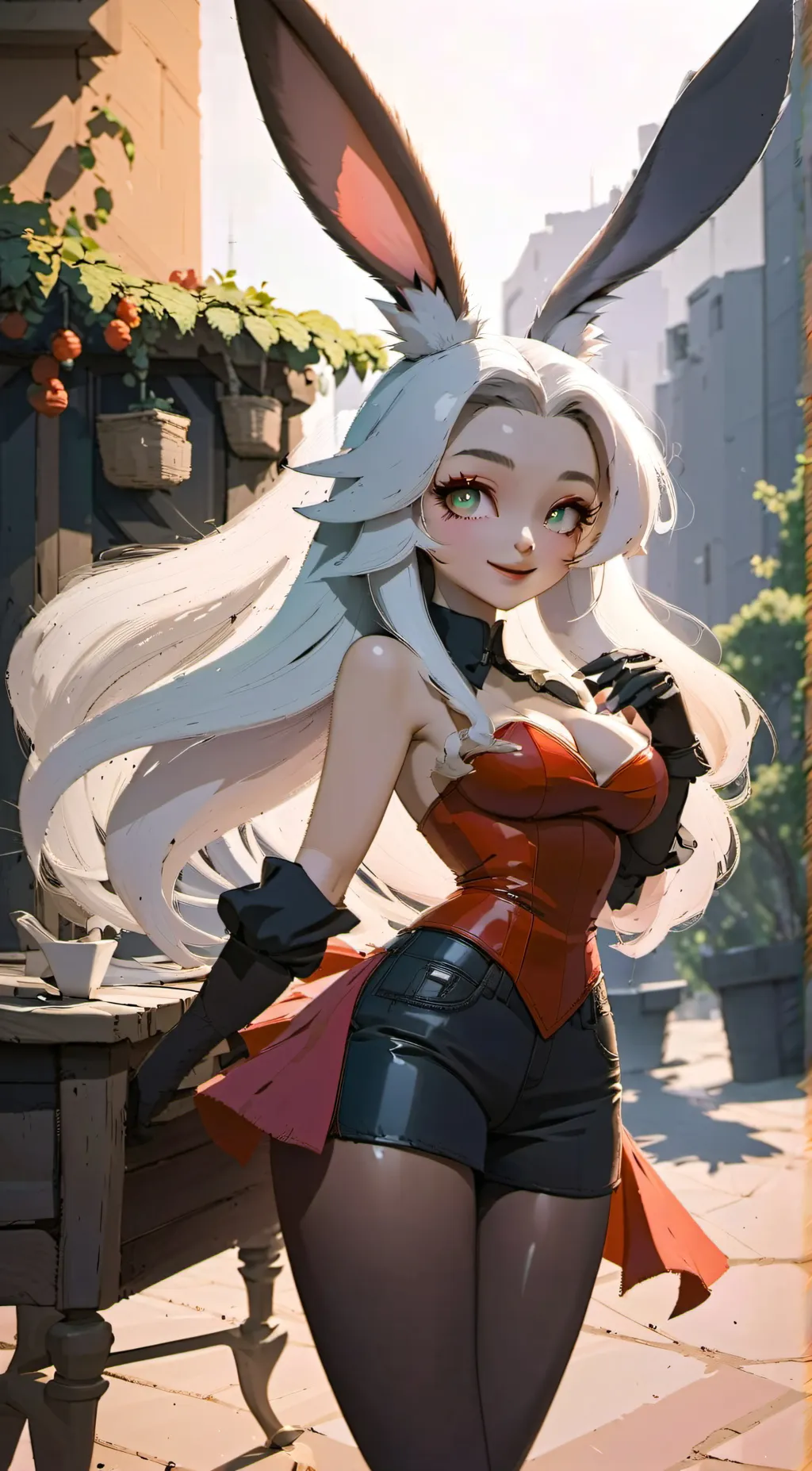 ai character: Vanilla the Rabbit background