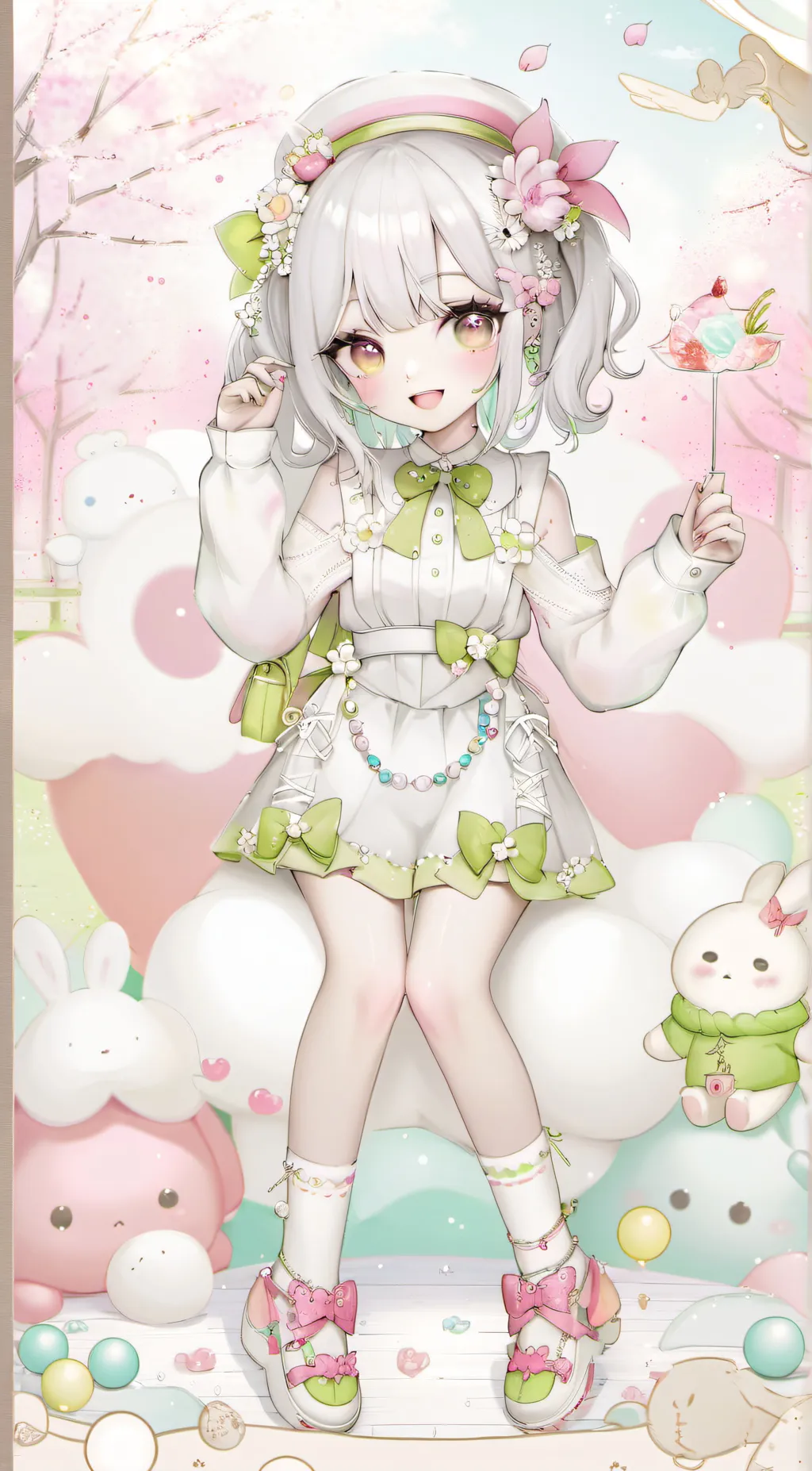 ai character: lily background