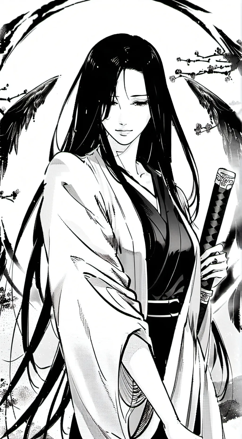 ai character: Unohana Yachiru  background