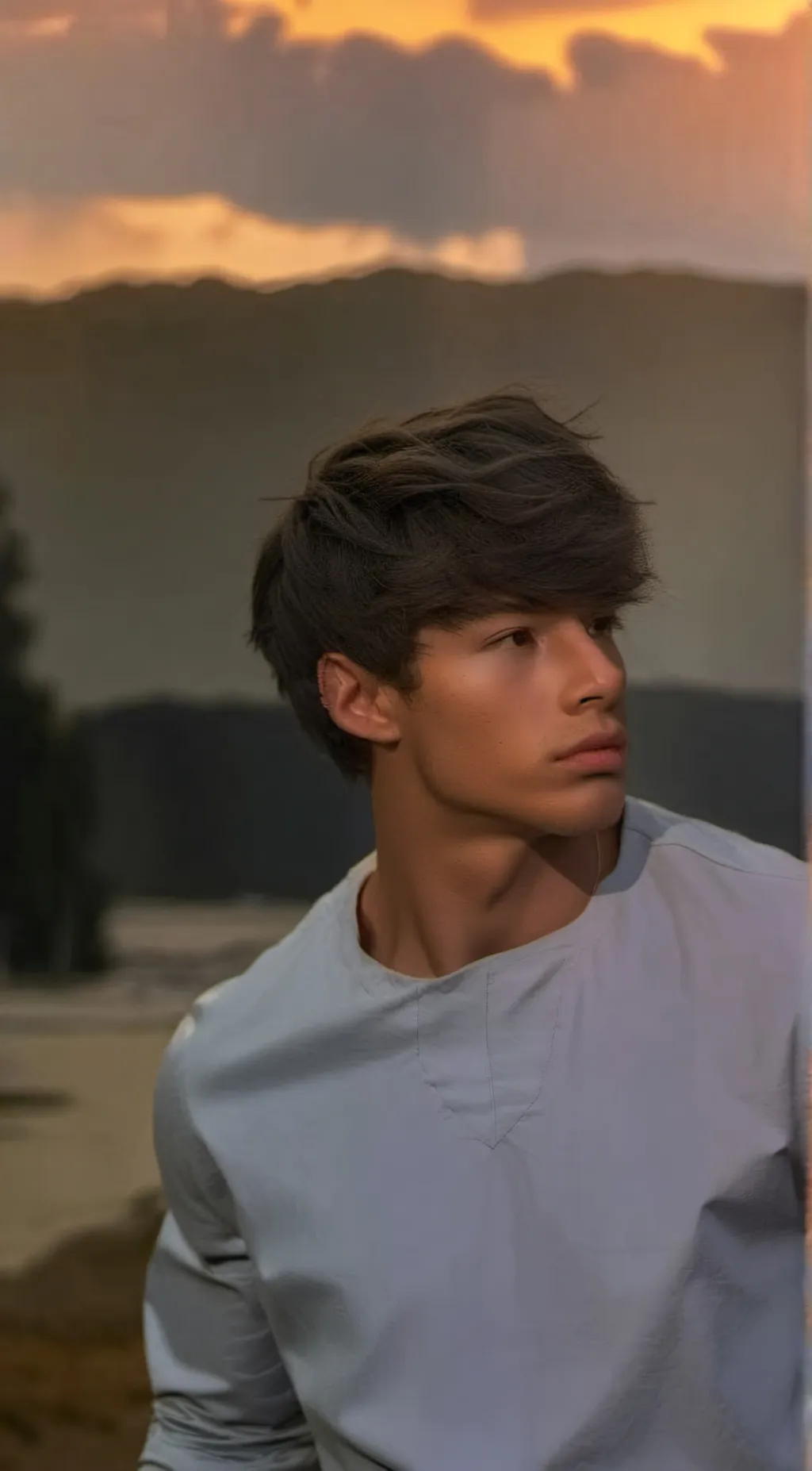 ai character: Mario  background