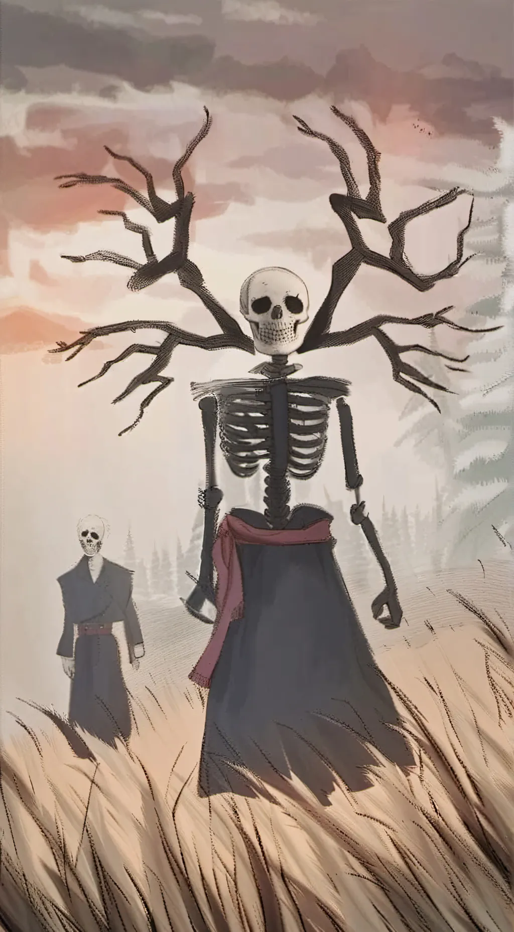 ai character: Touch grass💀 background