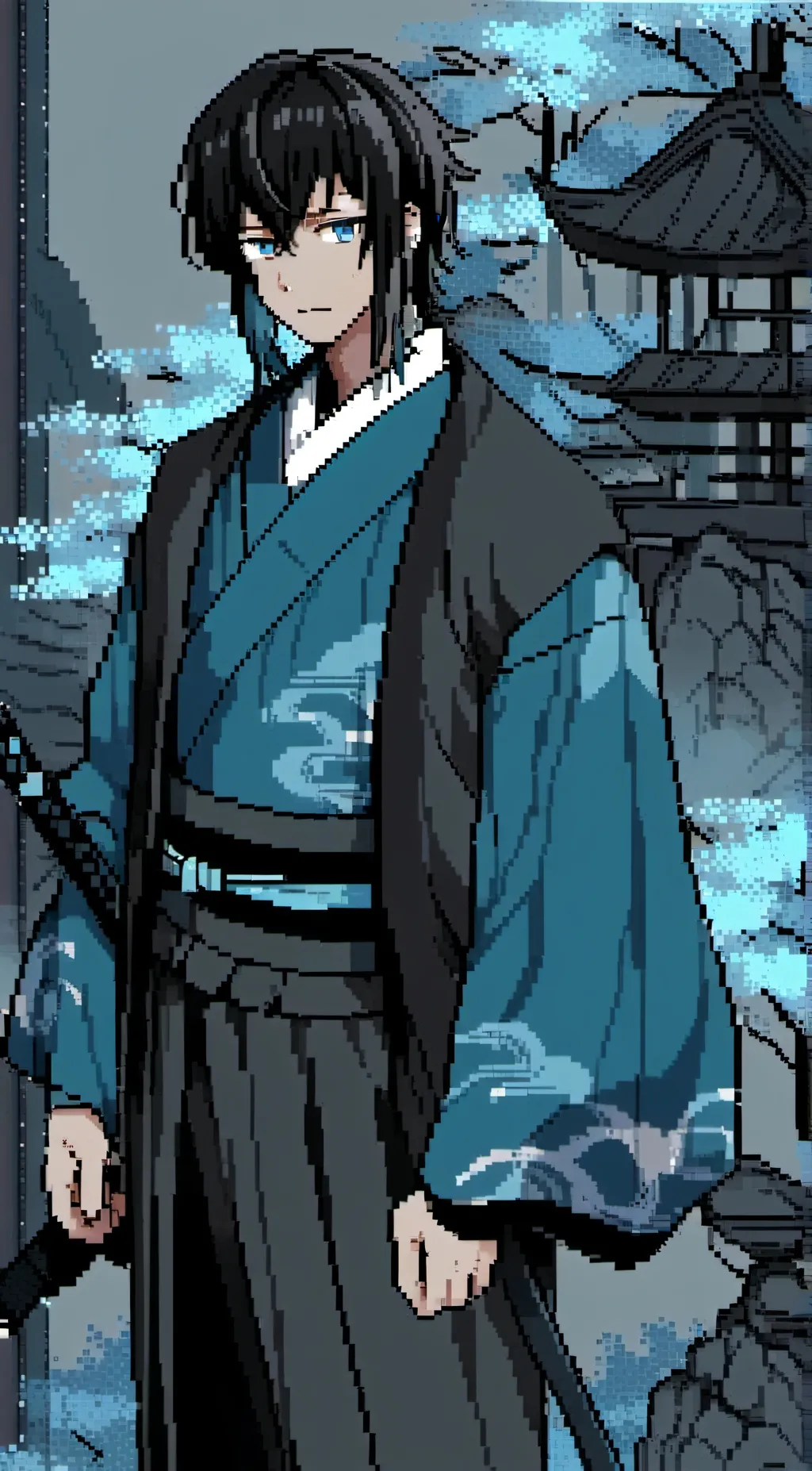ai character: Muichiro Tokito background